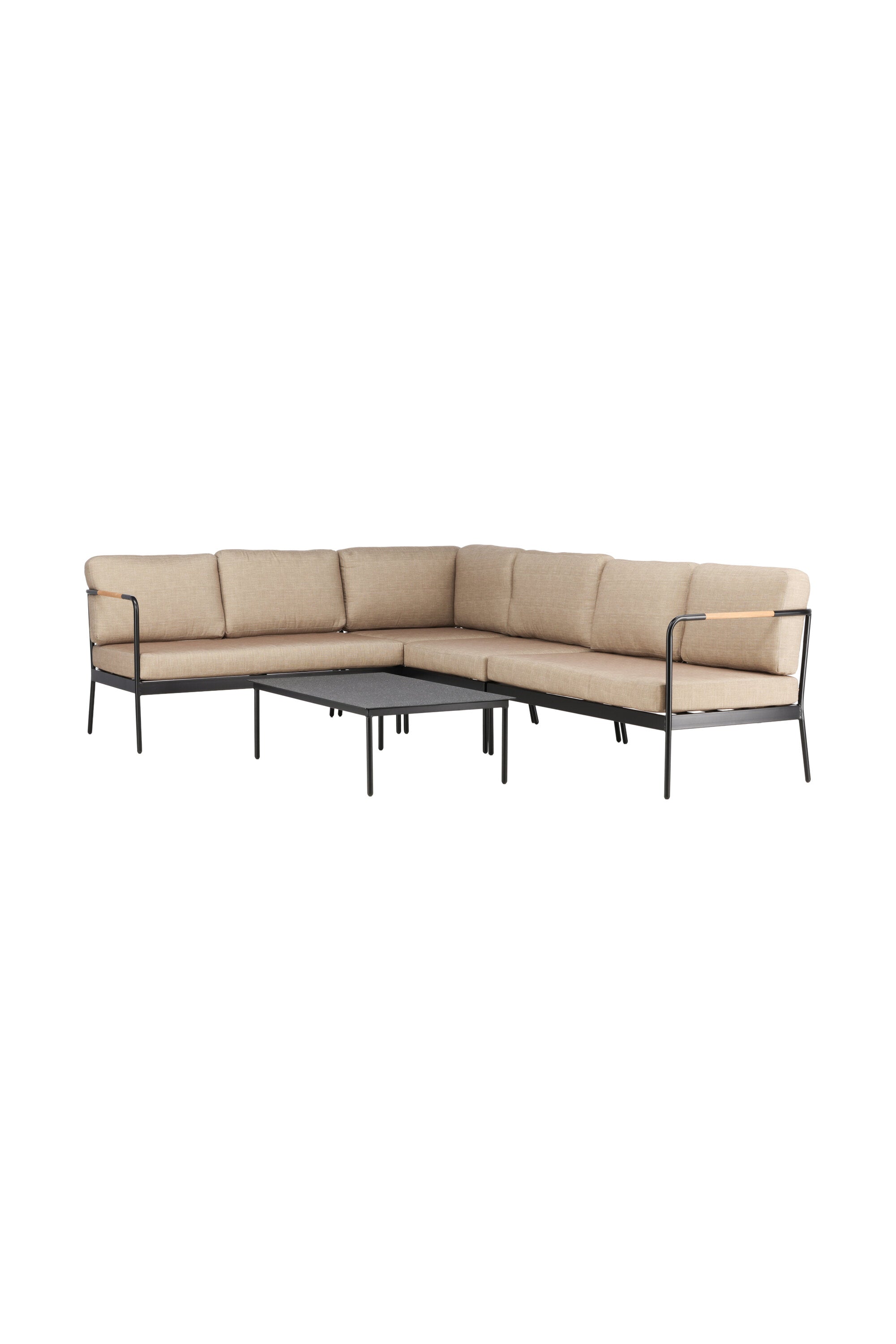 Pehnna Conversation Set in Schwarz präsentiert im Onlineshop von KAQTU Design AG. Loungeset ist von Venture Home