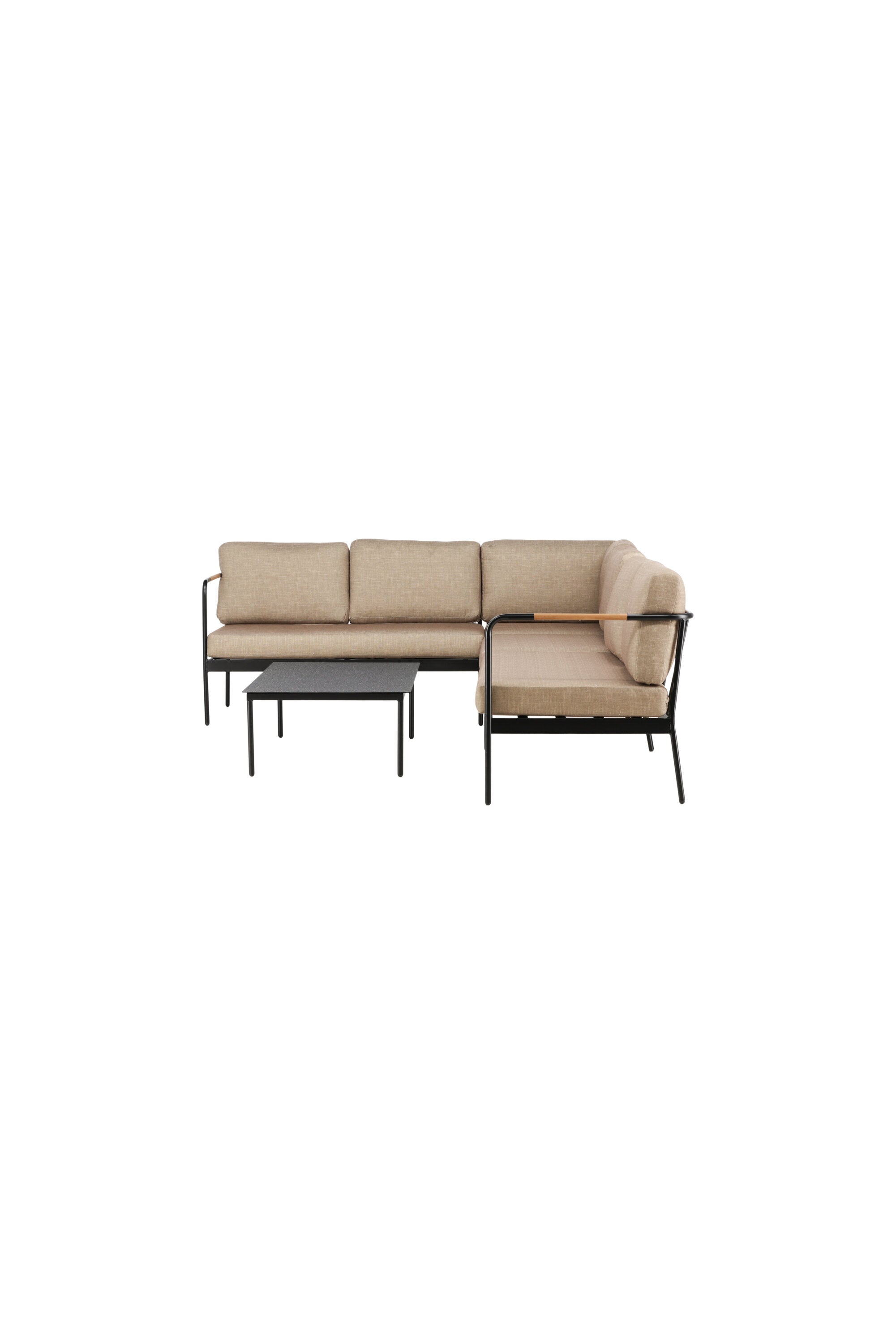 Pehnna Conversation Set in Schwarz präsentiert im Onlineshop von KAQTU Design AG. Loungeset ist von Venture Home