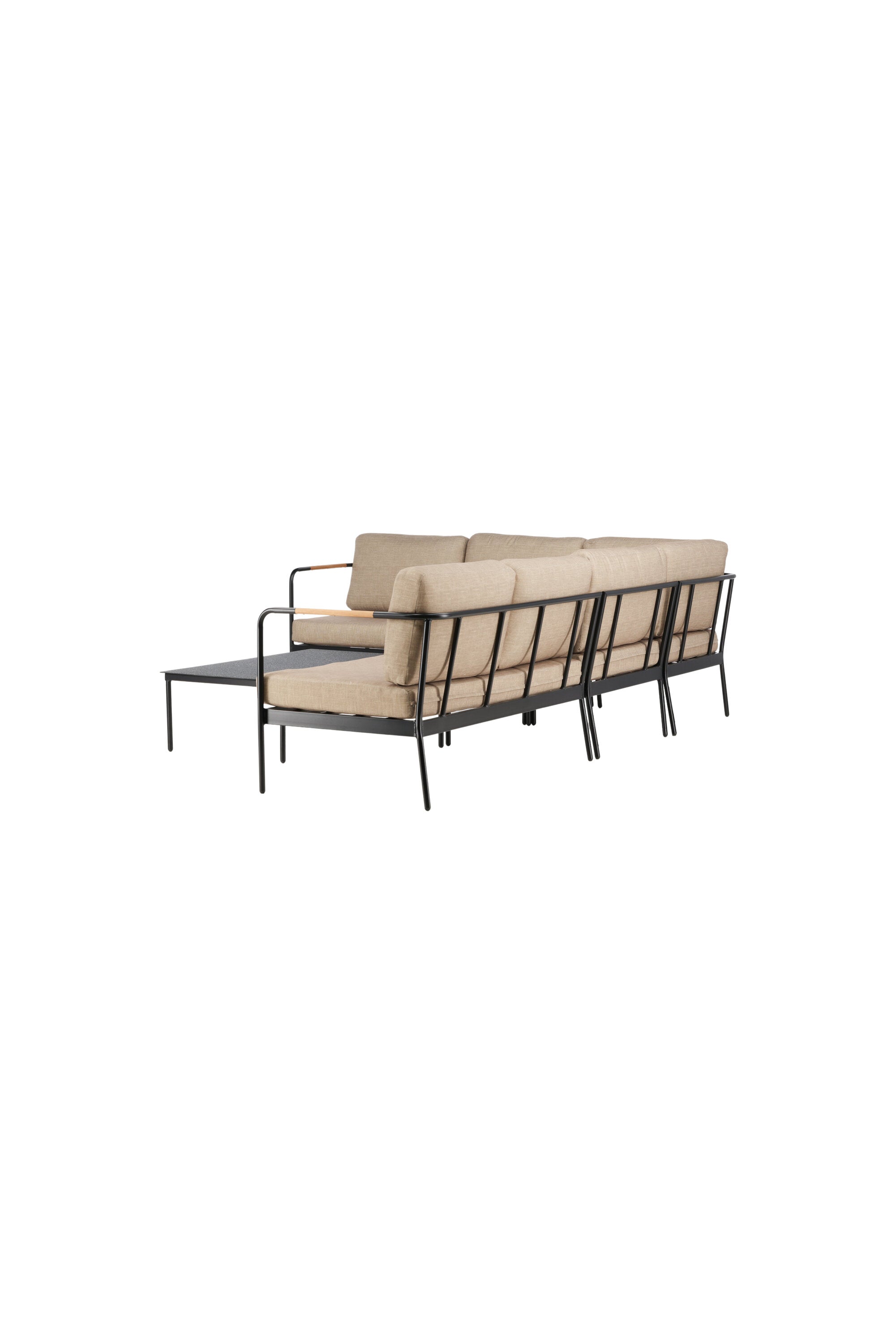 Pehnna Conversation Set in Schwarz präsentiert im Onlineshop von KAQTU Design AG. Loungeset ist von Venture Home