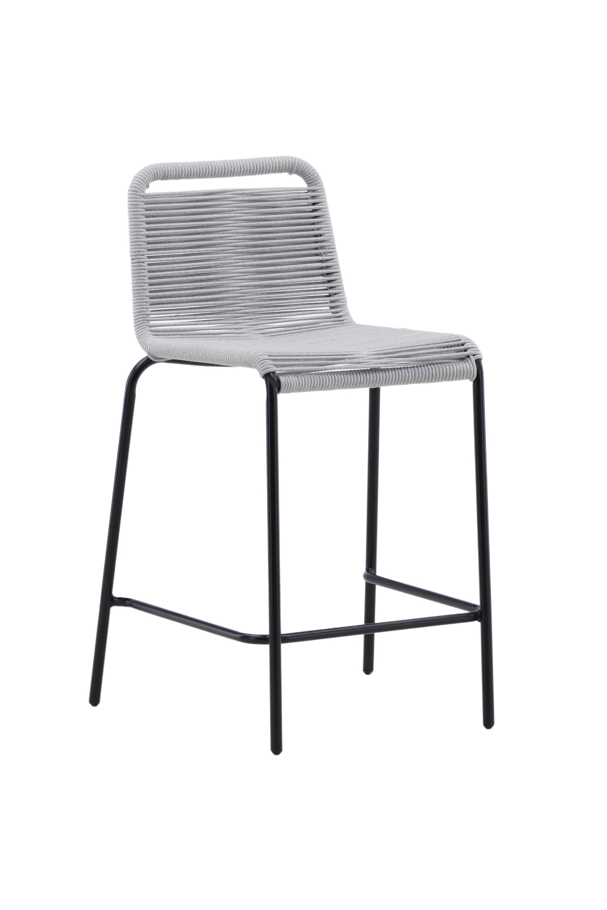 Nettan Barstuhl Outdoor in Hellgrau präsentiert im Onlineshop von KAQTU Design AG. Outdoor-Barstuhl ist von Venture Home