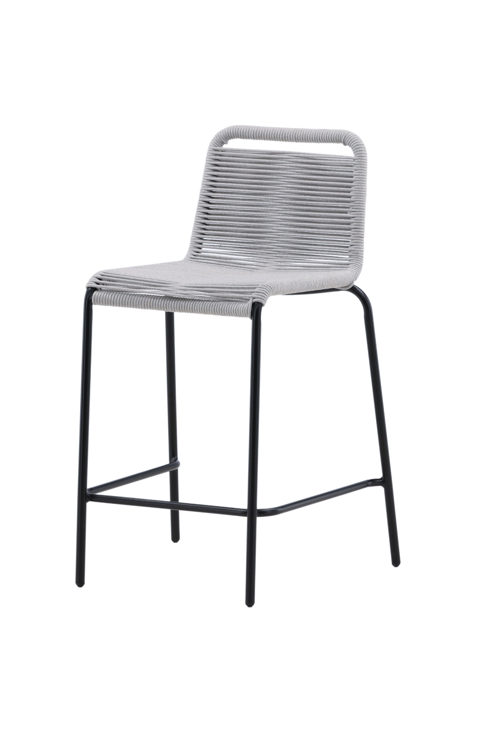 Nettan Barstuhl Outdoor in Hellgrau präsentiert im Onlineshop von KAQTU Design AG. Outdoor-Barstuhl ist von Venture Home