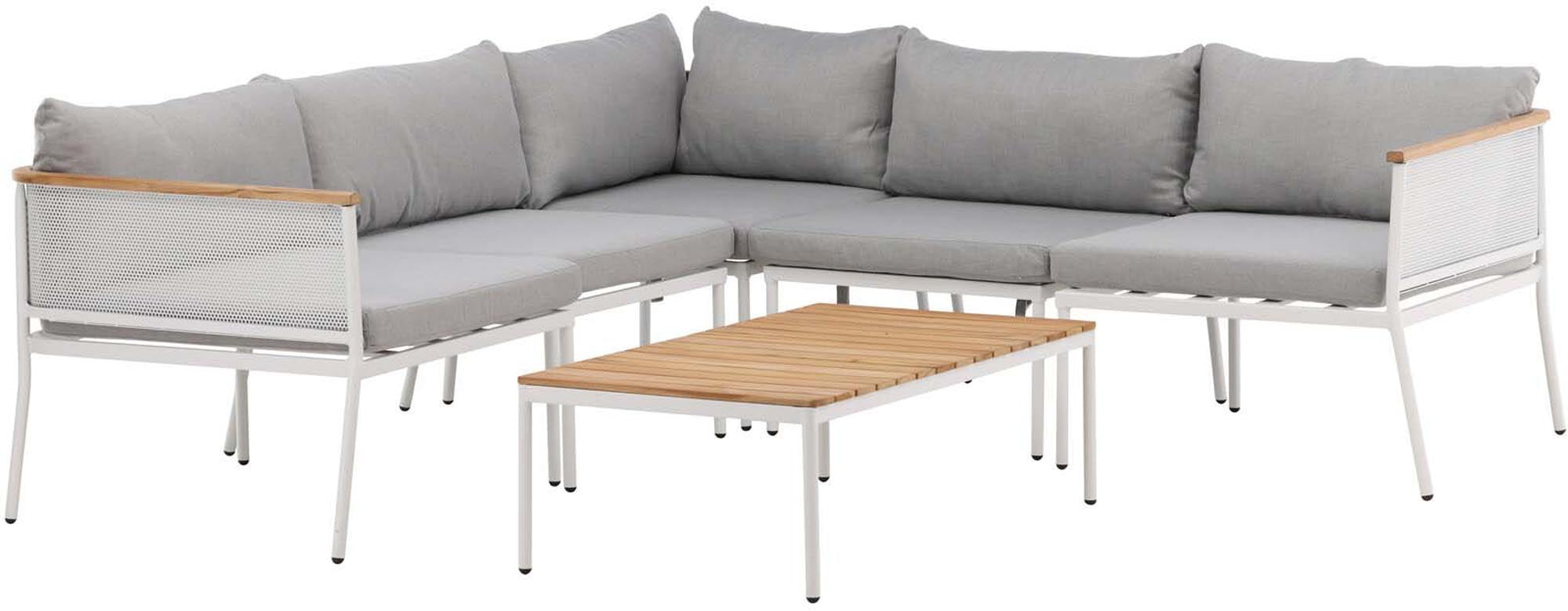 Nettan Ecksofa Outdoorset 65cm in Grau präsentiert im Onlineshop von KAQTU Design AG. Loungeset ist von Venture Home