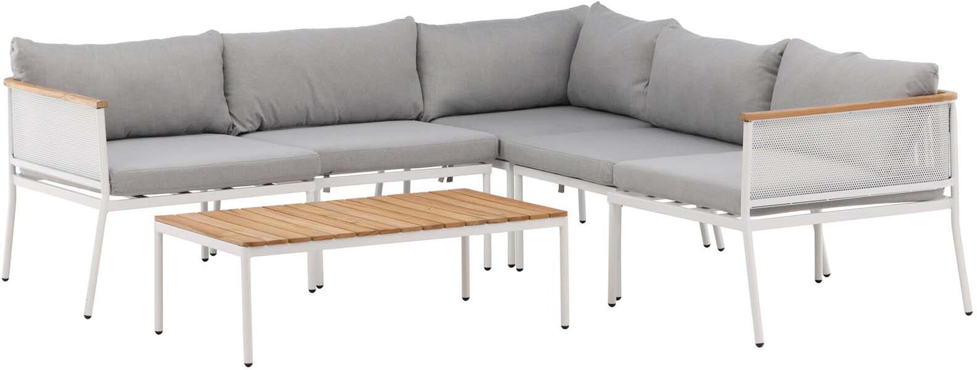 Nettan Ecksofa Outdoorset 65cm: Elegantes Loungeset für entspannte Stunden im Freien. Hochwertige Materialien und modernes Design vereinen Komfort und Stil.