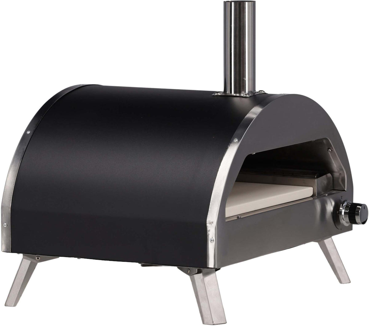 Kerang Pizzaofen in Silber präsentiert im Onlineshop von KAQTU Design AG. Pizza ist von Venture Home