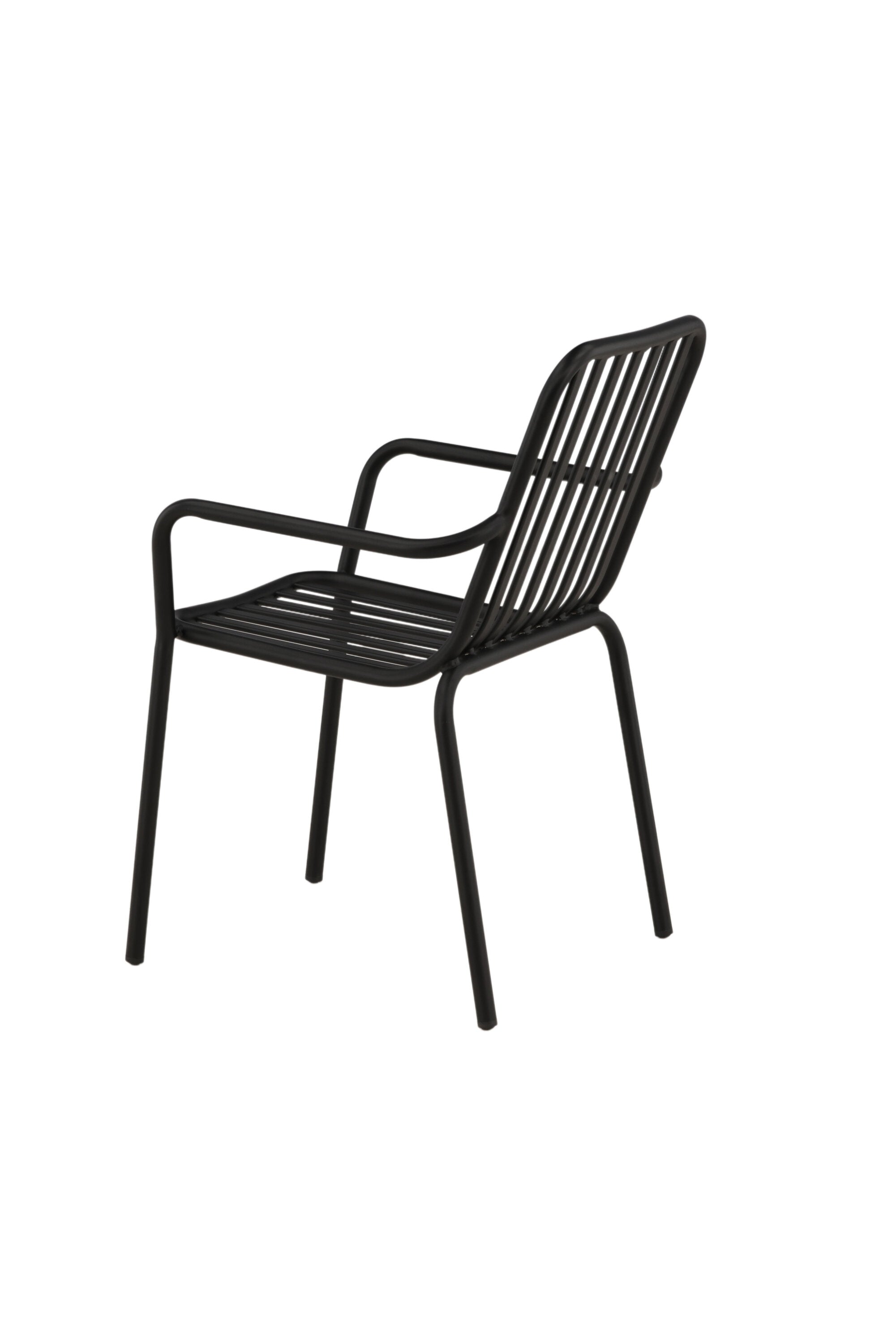 Peking Gartenstuhl in Schwarz präsentiert im Onlineshop von KAQTU Design AG. Gartenstuhl mit Armlehnen ist von Venture Home