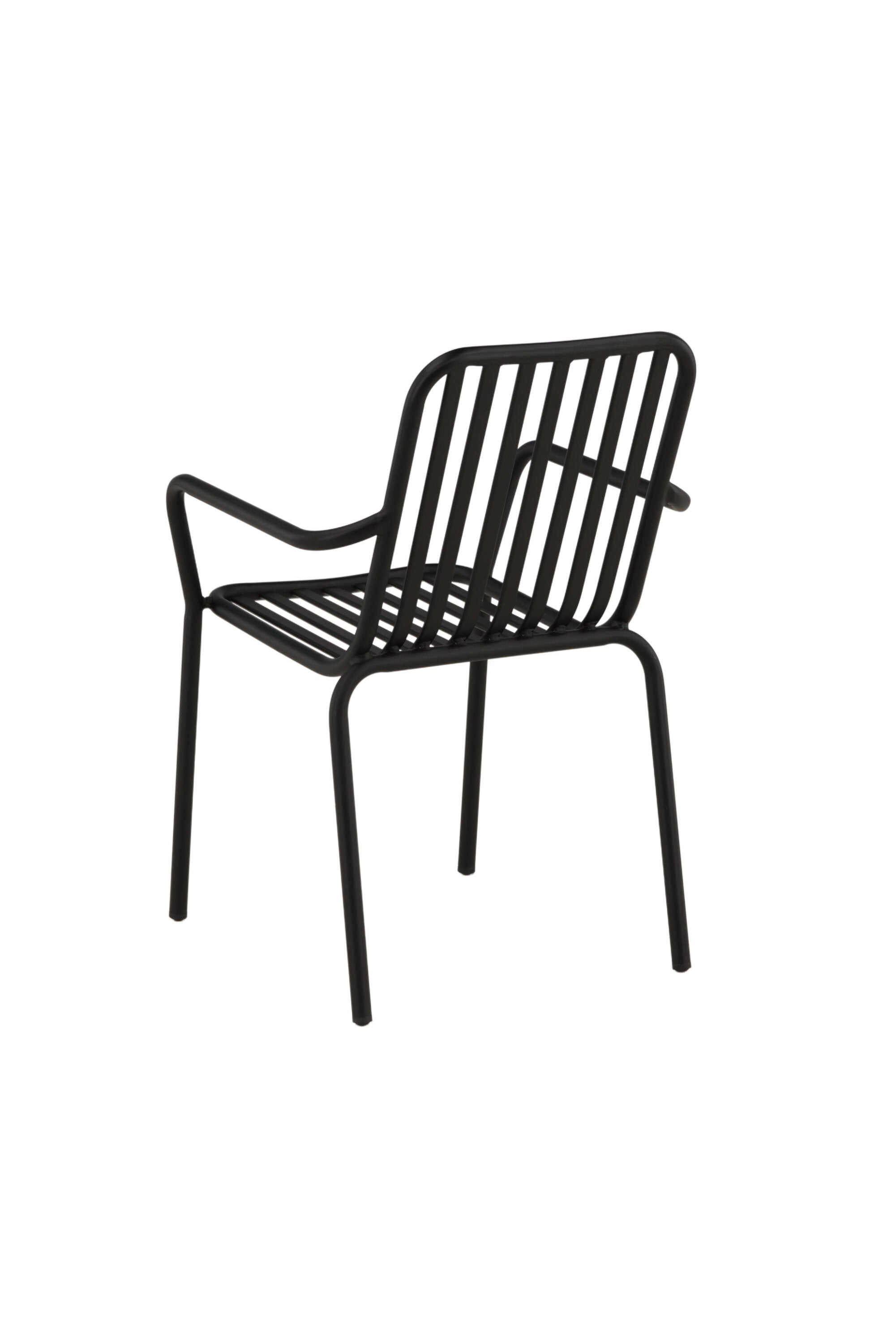Peking Gartenstuhl in Schwarz präsentiert im Onlineshop von KAQTU Design AG. Gartenstuhl mit Armlehnen ist von Venture Home