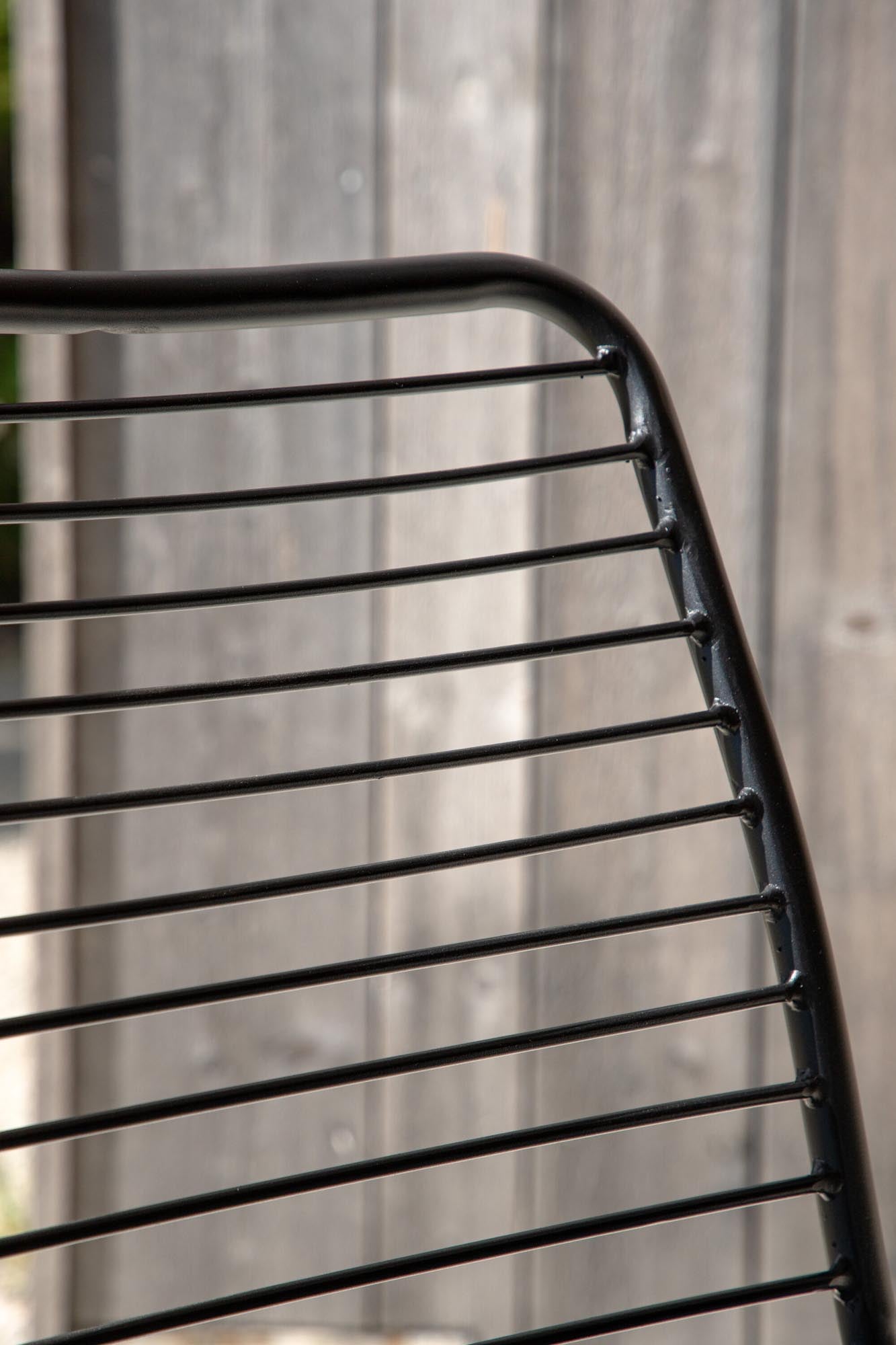 Panjin Gartenstuhl in Schwarz präsentiert im Onlineshop von KAQTU Design AG. Gartenstuhl ist von Venture Home