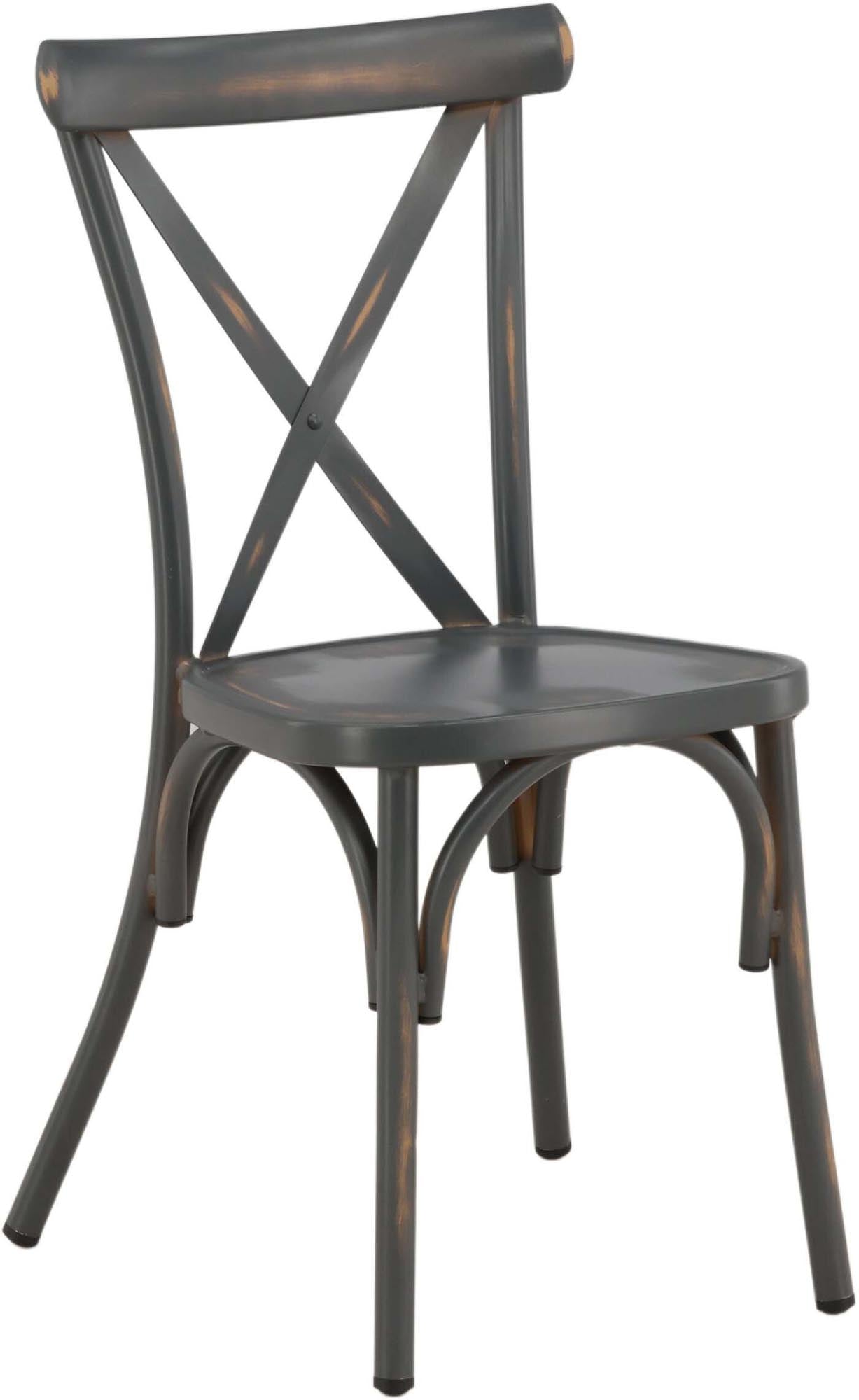 Tablas Stuhl von Venture Home: Eleganter Gartenstuhl aus pulverbeschichtetem Aluminium, ideal für stilvolle Terrassen und Gärten.