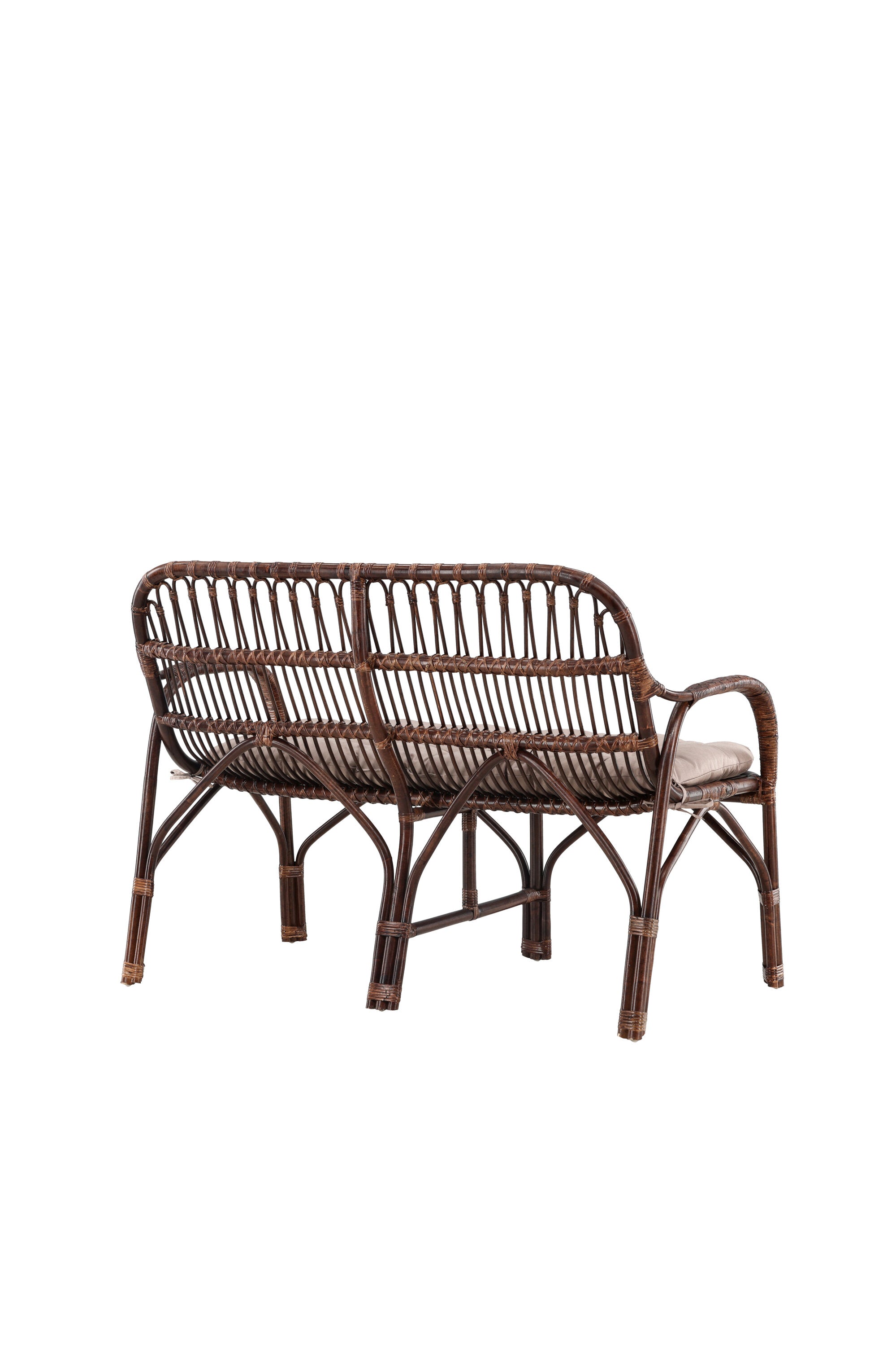 Nella 2-Seat Sofa in Dunkles Walnussholz präsentiert im Onlineshop von KAQTU Design AG. 2er Sofa ist von Venture Home
