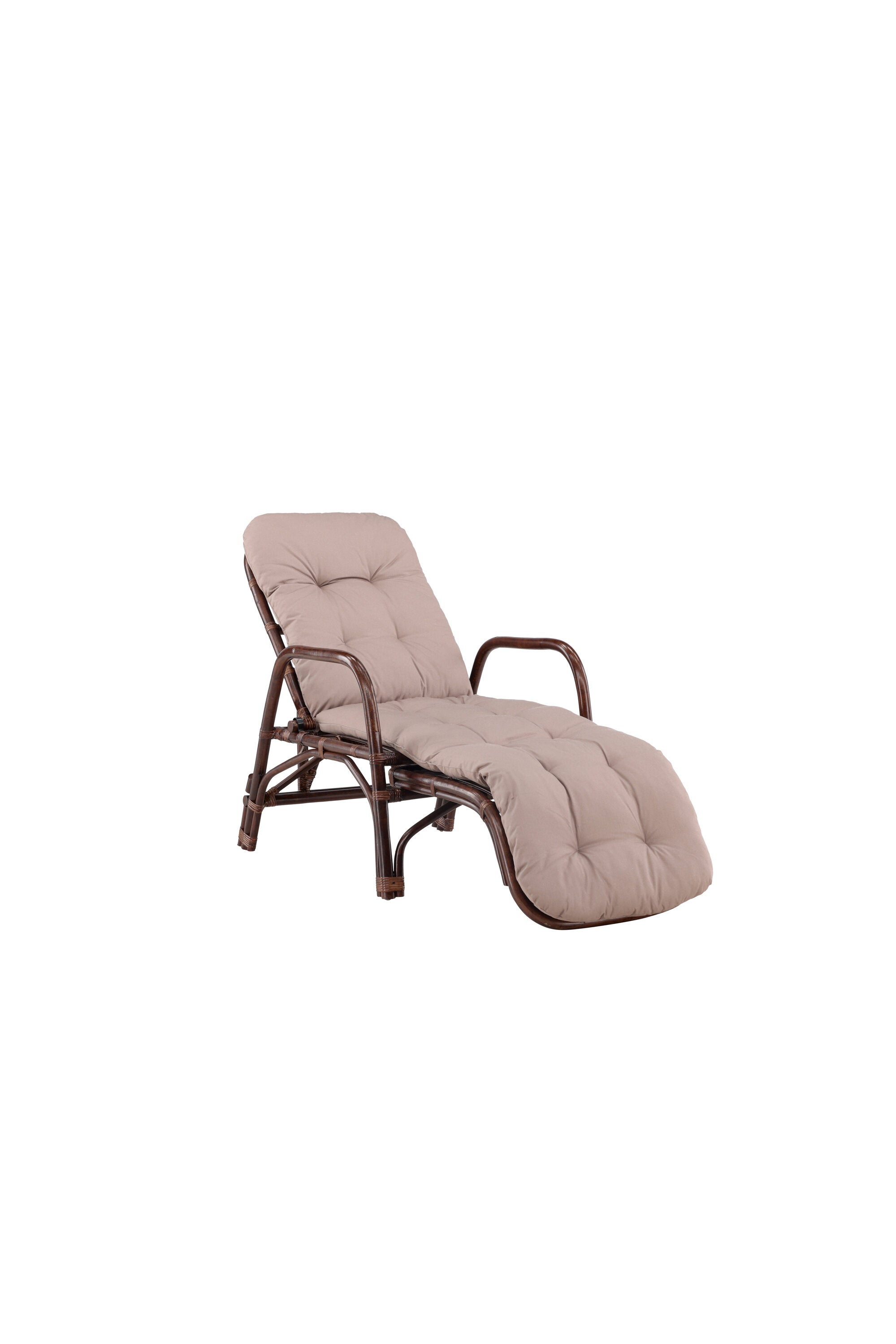 Nella Sonnenliege in Dunkles Walnussholz präsentiert im Onlineshop von KAQTU Design AG. Liegestuhl ist von Venture Home