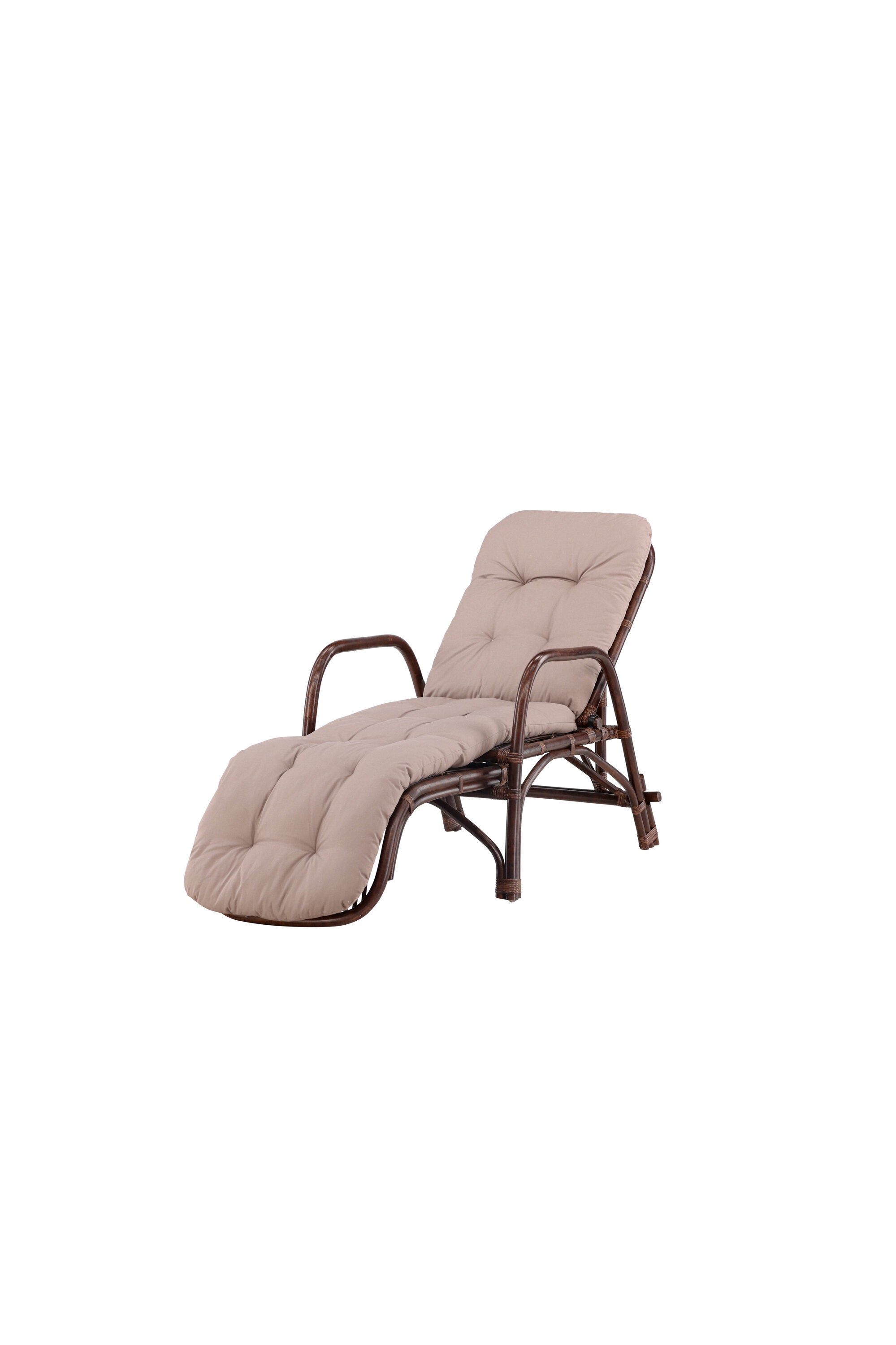 Nella Sonnenliege in Dunkles Walnussholz präsentiert im Onlineshop von KAQTU Design AG. Liegestuhl ist von Venture Home