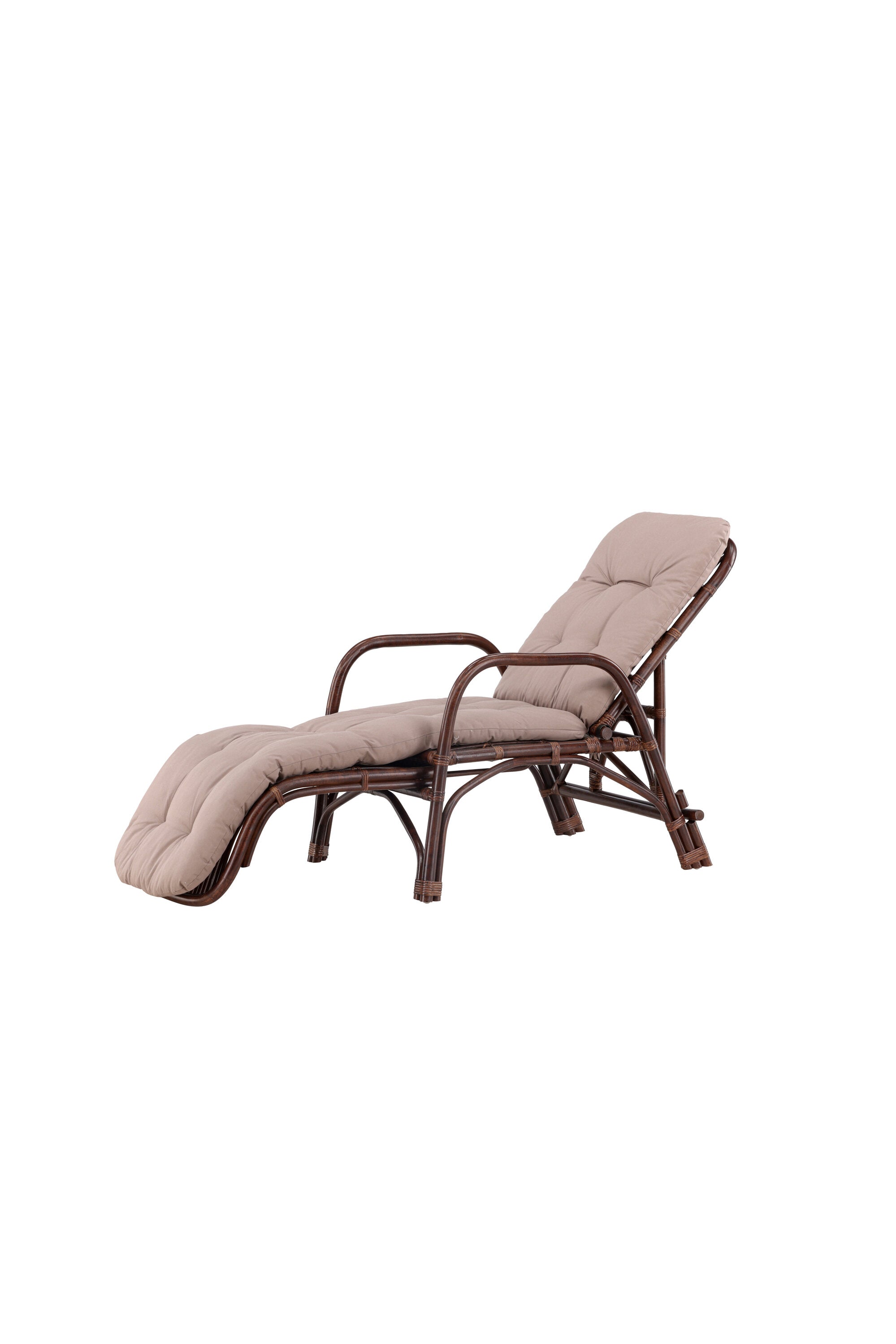 Nella Sonnenliege in Dunkles Walnussholz präsentiert im Onlineshop von KAQTU Design AG. Liegestuhl ist von Venture Home