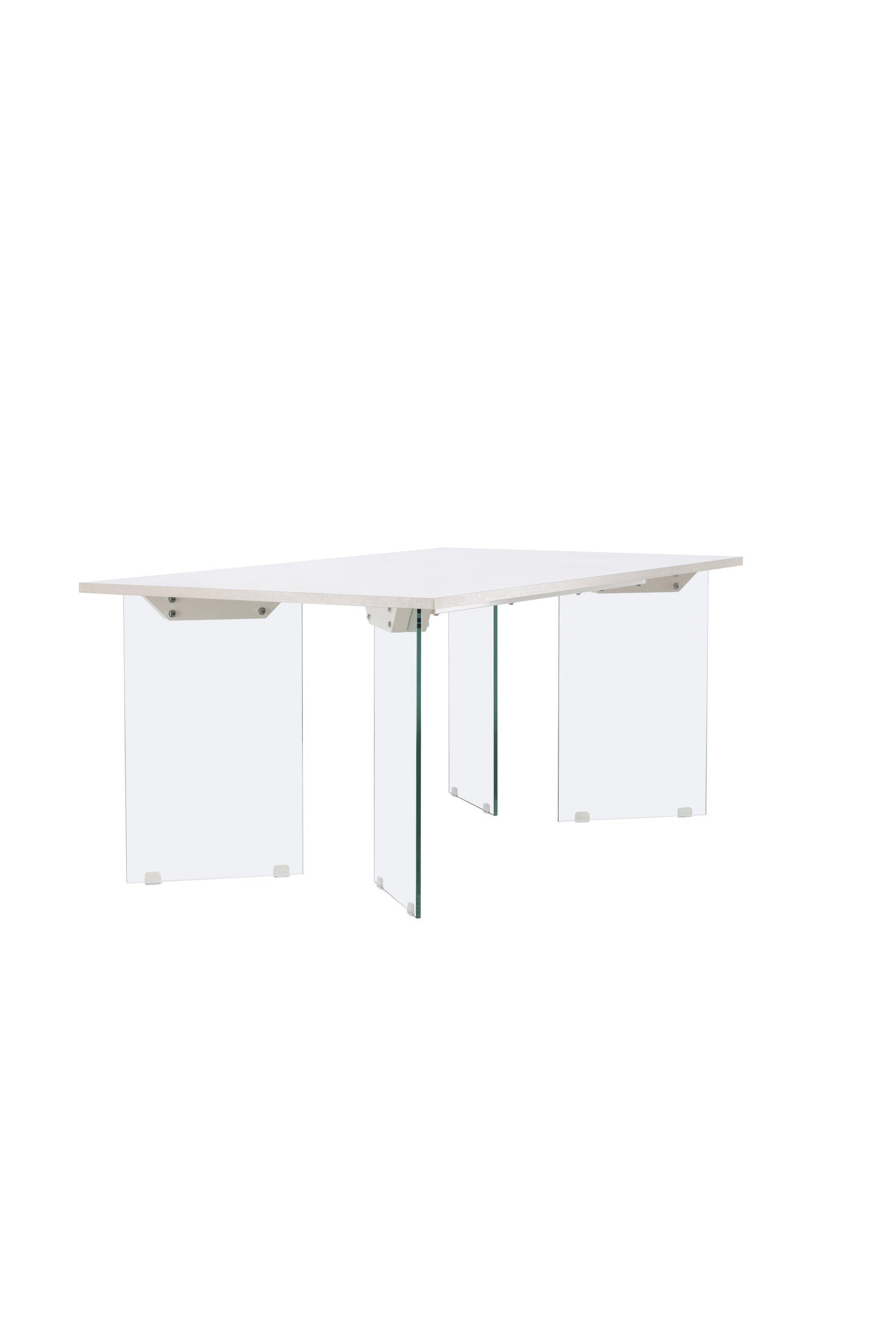 Ester Esstisch in Hellgrau präsentiert im Onlineshop von KAQTU Design AG. Esstisch ist von Venture Home