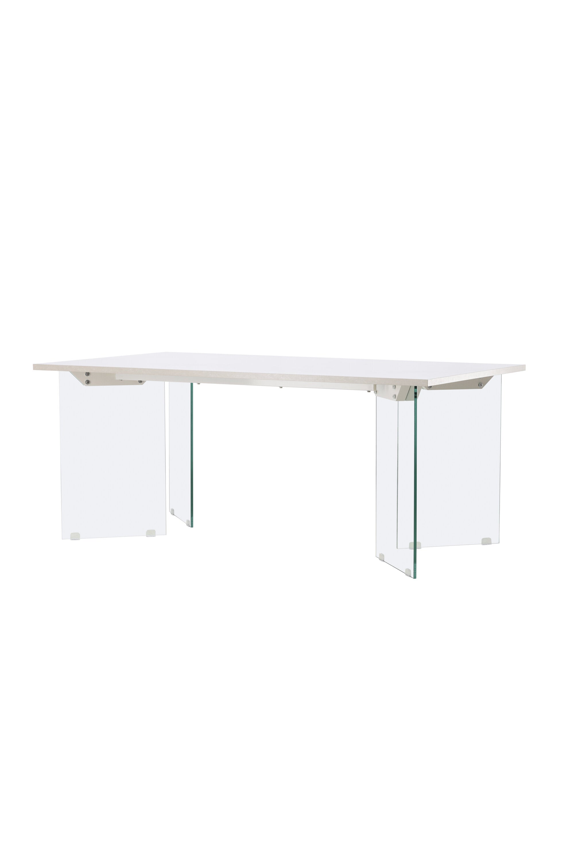 Ester Esstisch in Hellgrau präsentiert im Onlineshop von KAQTU Design AG. Esstisch ist von Venture Home