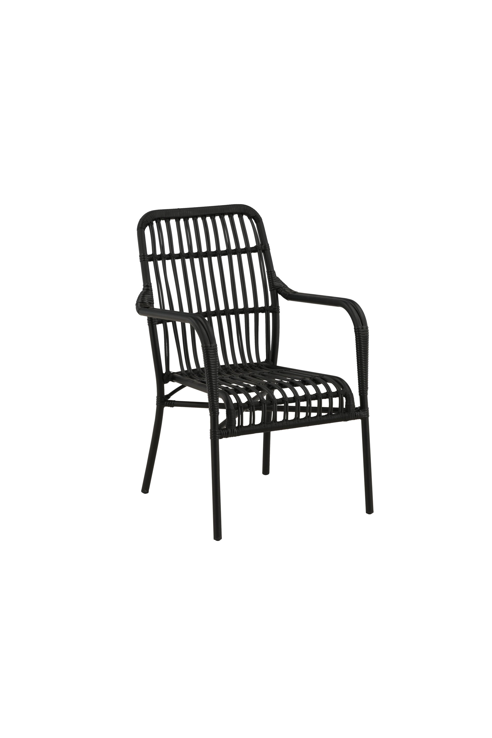 Rizal Stuhl in Schwarz präsentiert im Onlineshop von KAQTU Design AG. Outdoor-Sessel ist von Venture Home