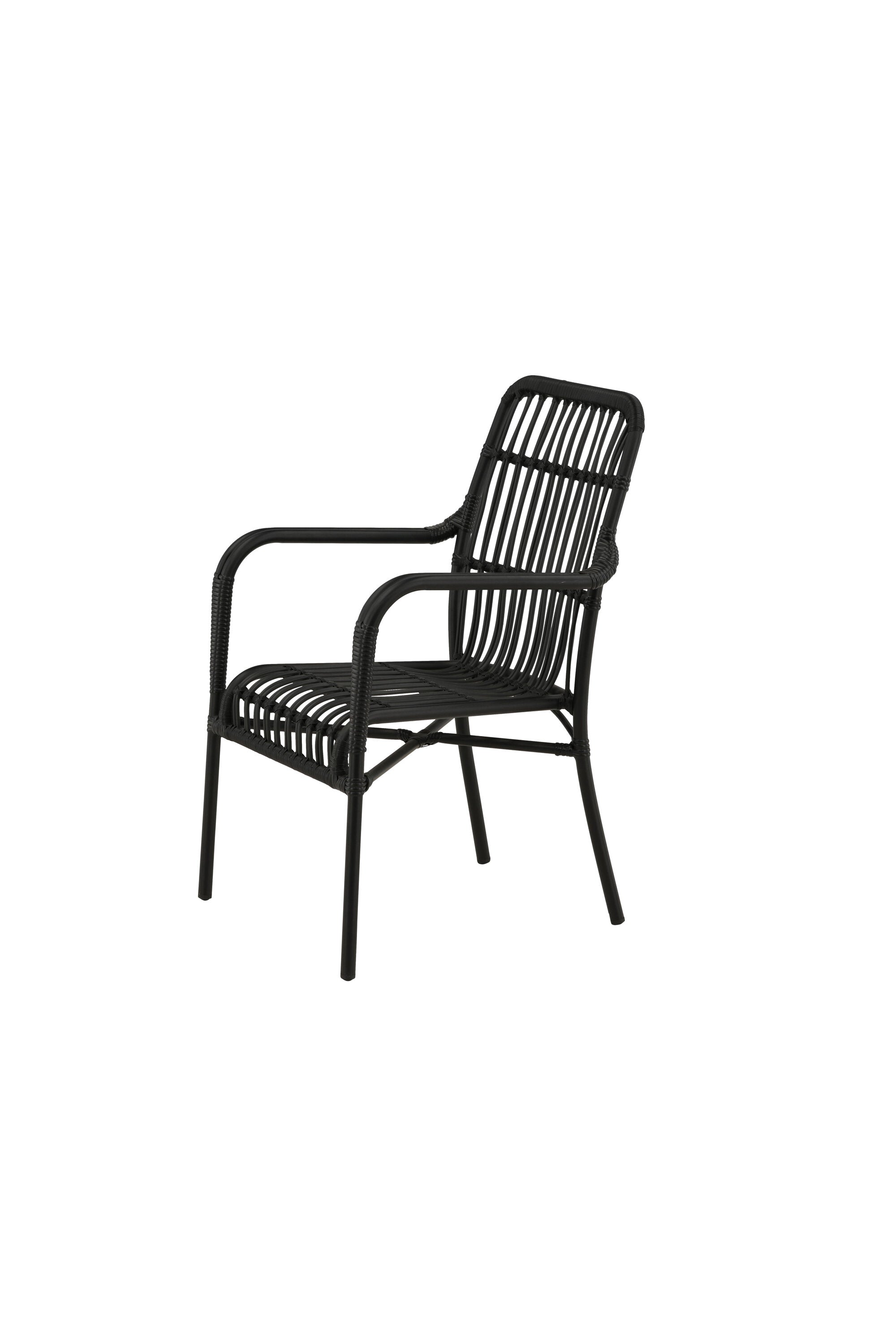 Rizal Stuhl in Schwarz präsentiert im Onlineshop von KAQTU Design AG. Outdoor-Sessel ist von Venture Home