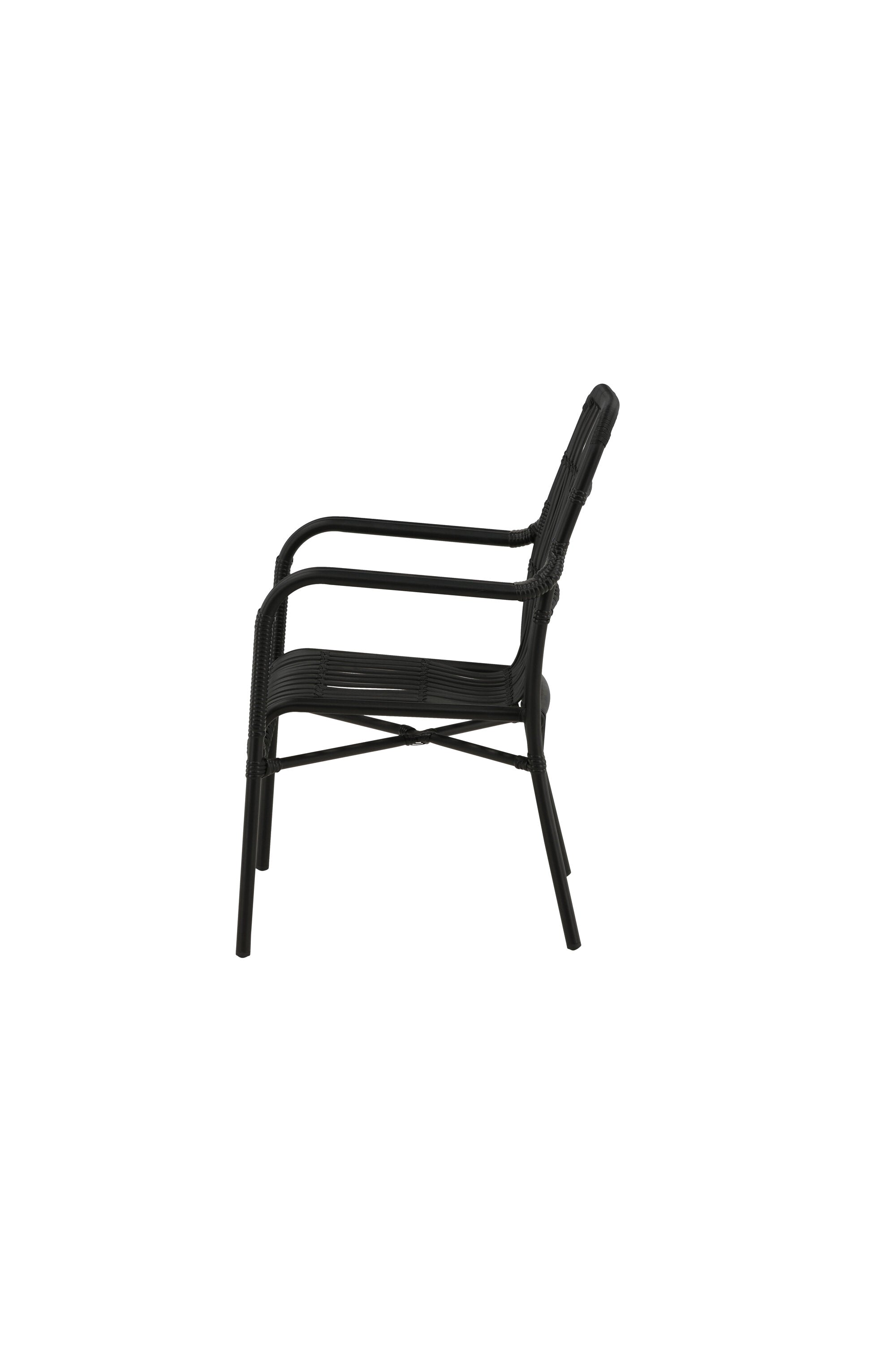 Rizal Stuhl in Schwarz präsentiert im Onlineshop von KAQTU Design AG. Outdoor-Sessel ist von Venture Home