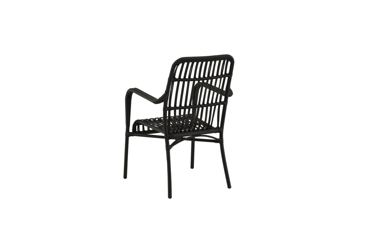 Rizal Stuhl in Schwarz präsentiert im Onlineshop von KAQTU Design AG. Outdoor-Sessel ist von Venture Home