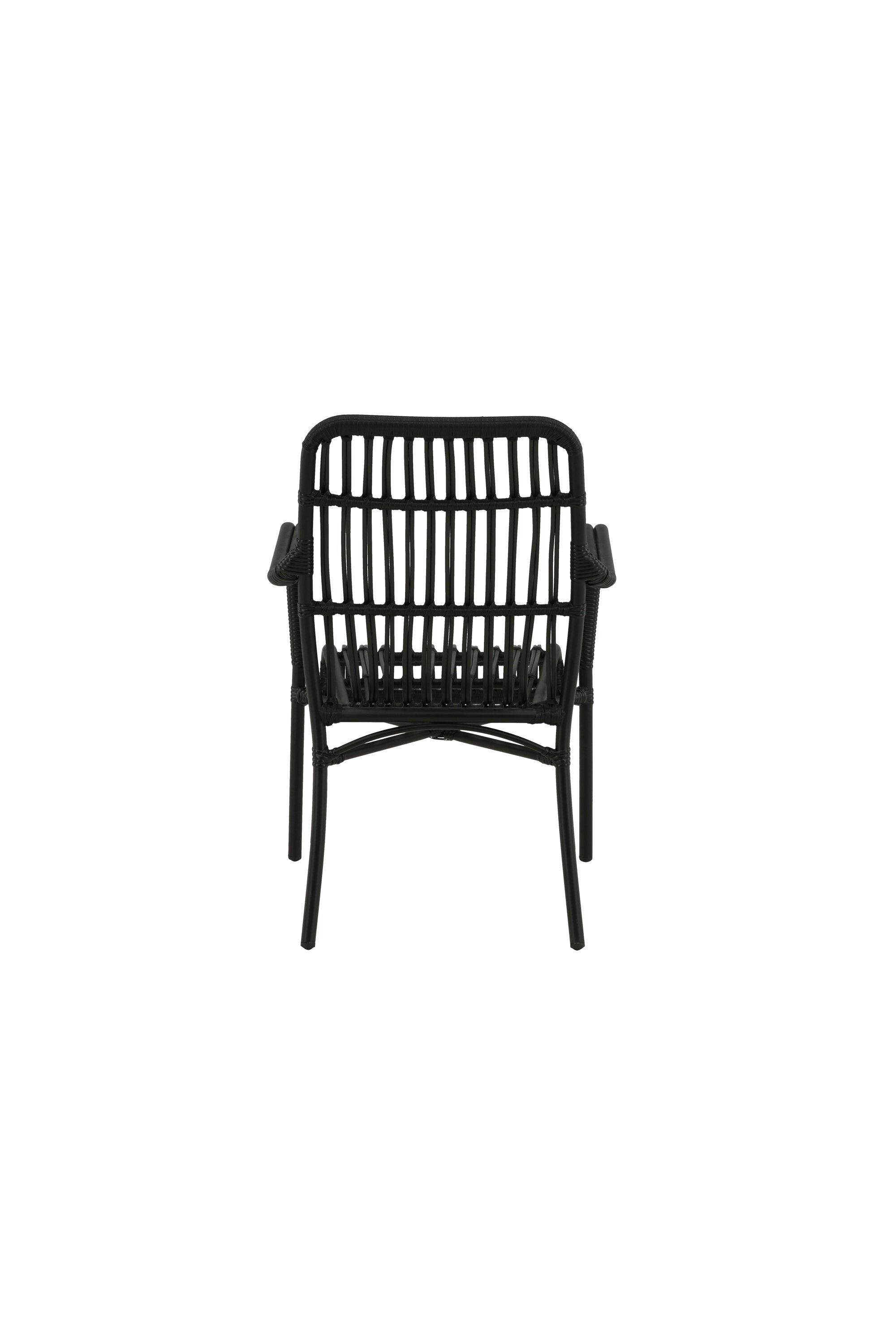 Rizal Stuhl in Schwarz präsentiert im Onlineshop von KAQTU Design AG. Outdoor-Sessel ist von Venture Home