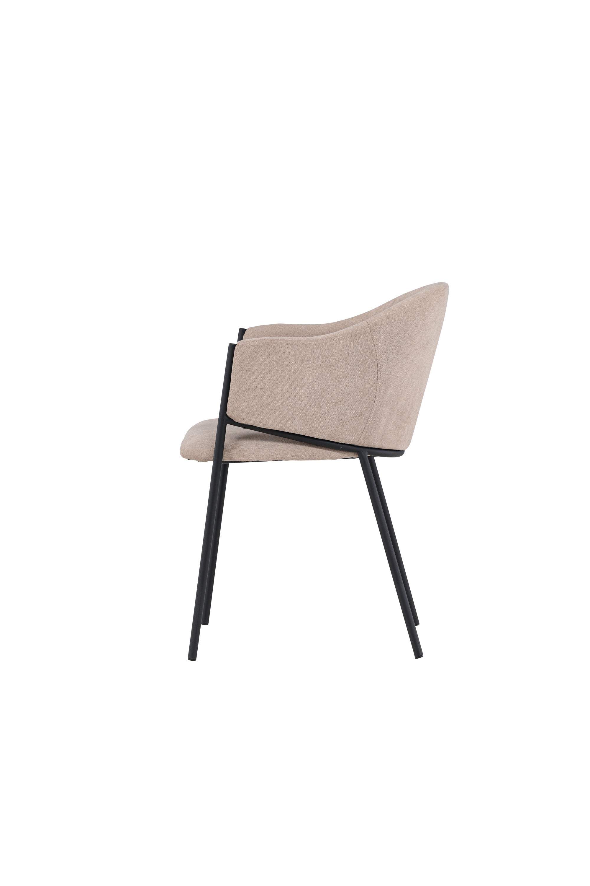 Evelina Esszimmerstuhl in Beige präsentiert im Onlineshop von KAQTU Design AG. Schalenstuhl ist von Venture Home