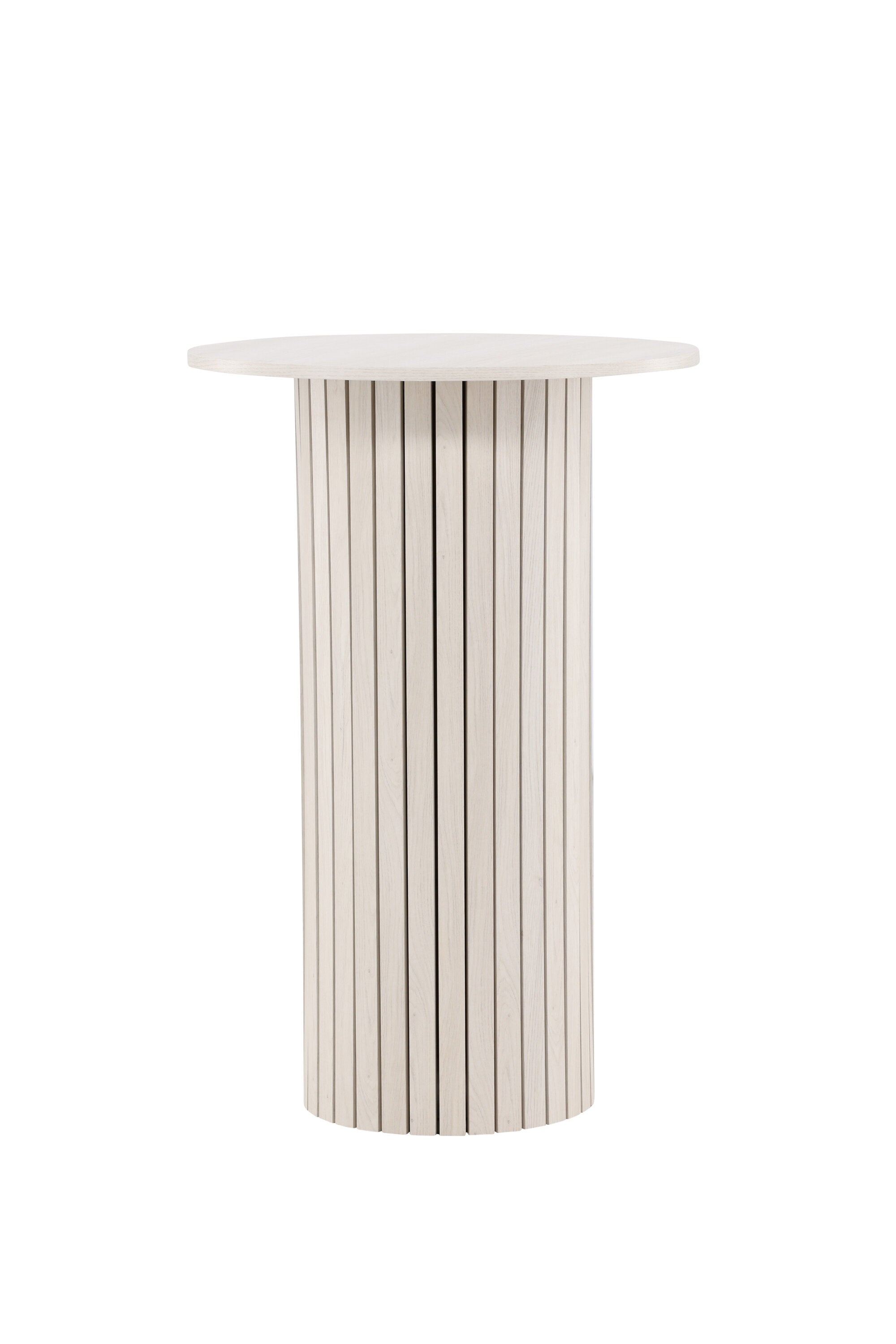 Stylischer Härön Bartisch von Venture Home: Elegantes Design mit schwarzer MDF-Platte und robustem Stahlgestell, ideal für kleine Räume.