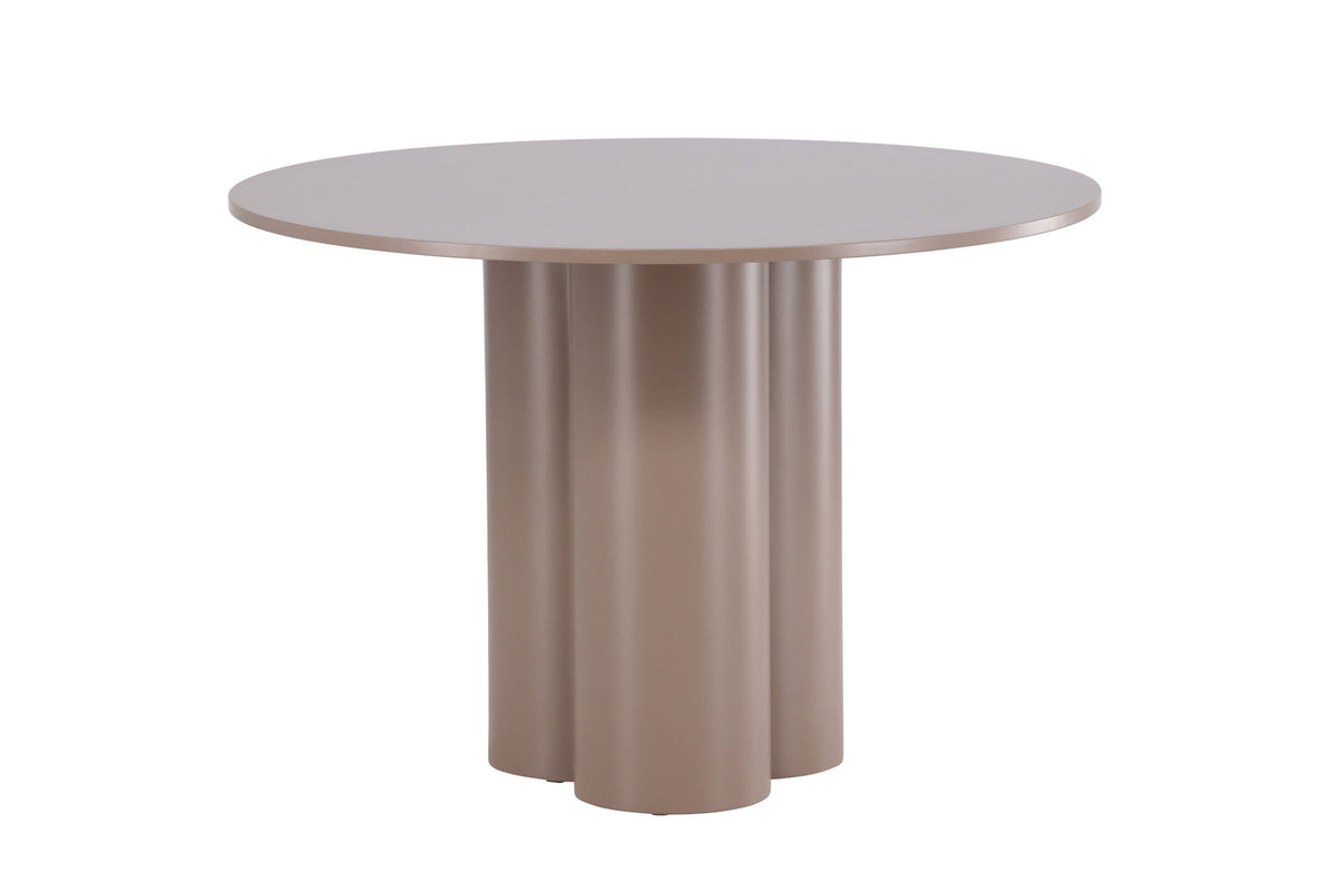 Olivia Rundes Esstisch in Dunkelbraun präsentiert im Onlineshop von KAQTU Design AG. Esstisch ist von Venture Home