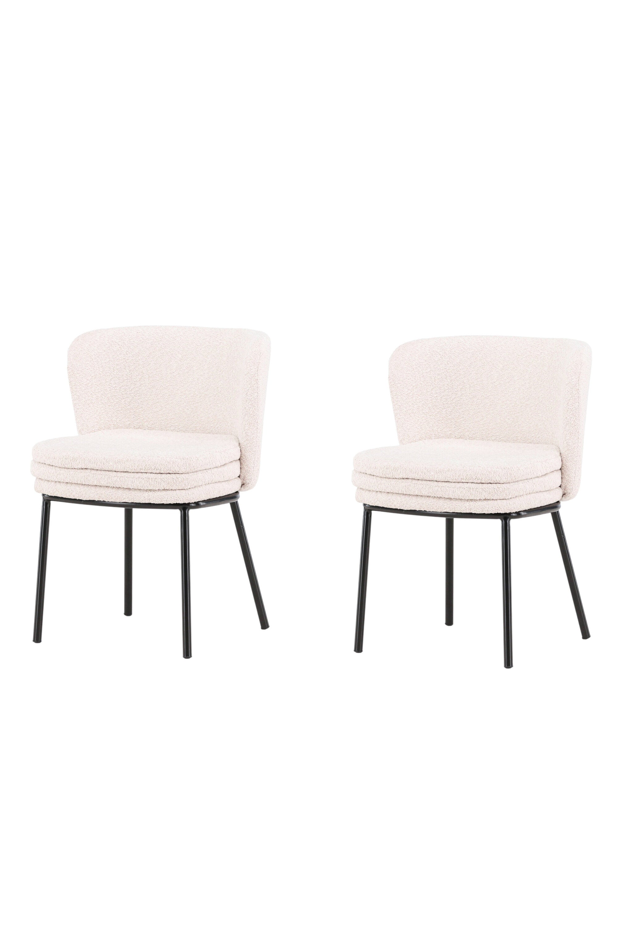 Agnes Esszimmerstuhl in Schwarz-Weiss präsentiert im Onlineshop von KAQTU Design AG. Schalenstuhl ist von Venture Home