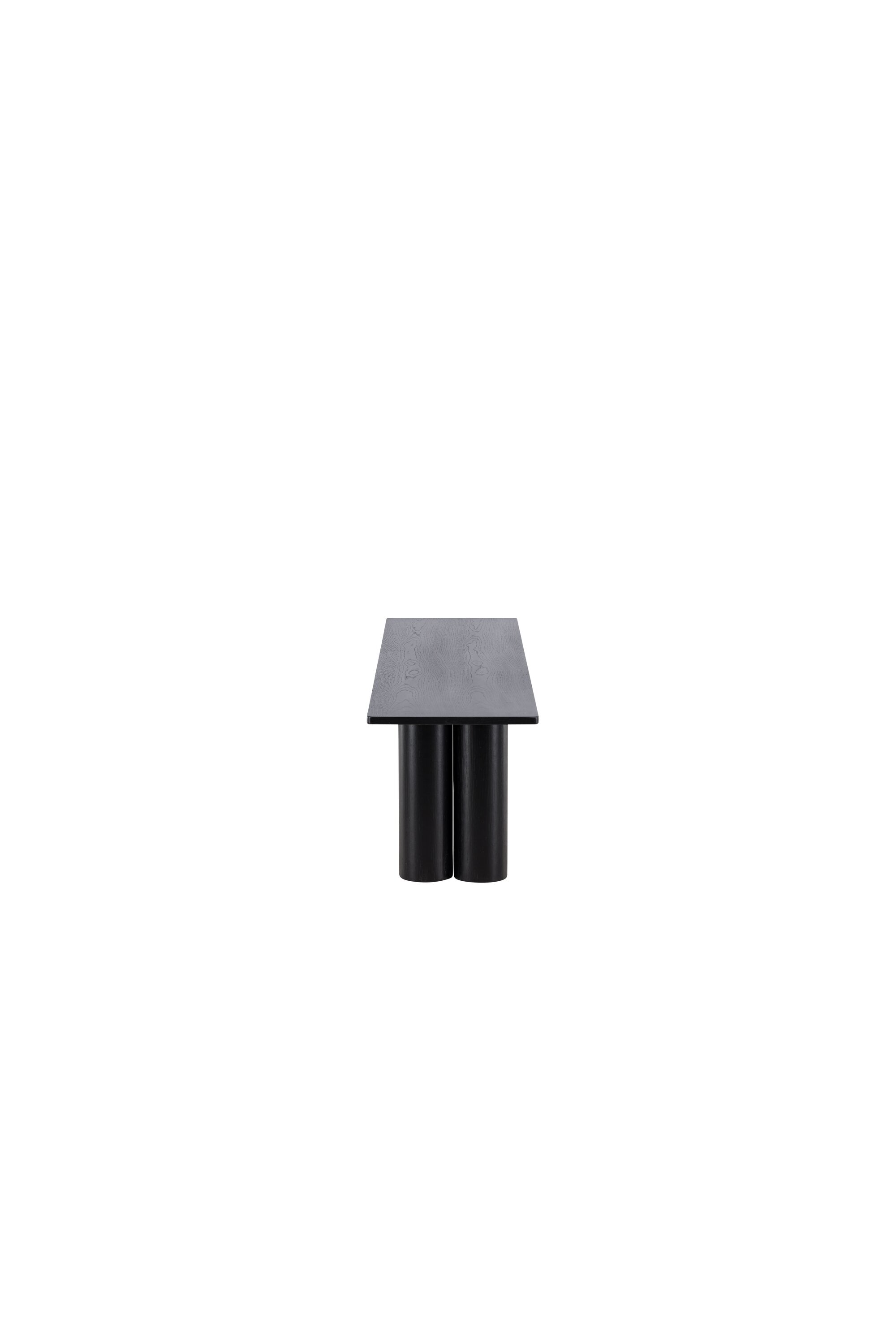 Elegante Olivia Bank in zeitlosem Schwarz von Venture Home, ideal für Wohnräume und als praktische Sitzgelegenheit mit zusätzlichem Stauraum.