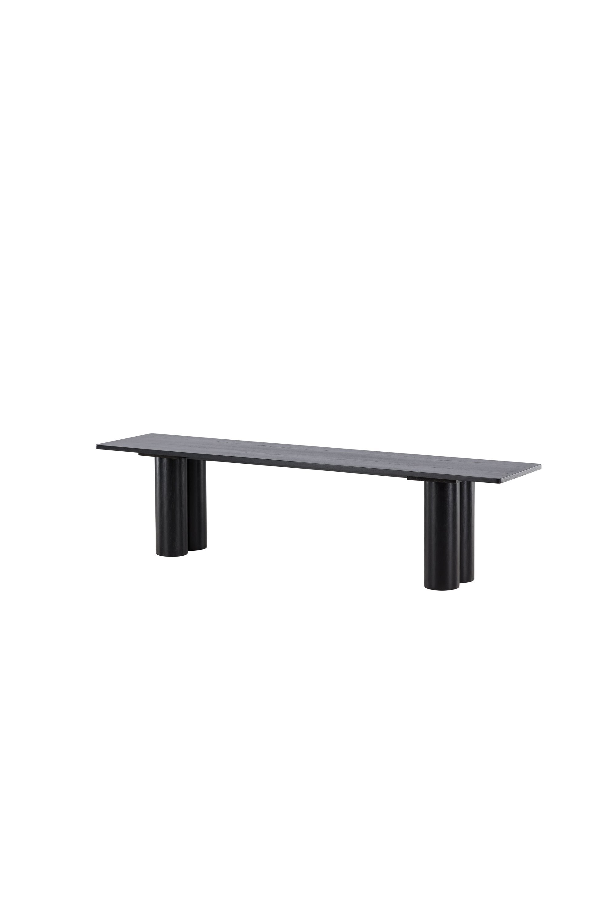 Elegante Olivia Sitzbank in Schwarz von Venture Home, ideal für stilvolle Wohnräume und als praktische Sitzgelegenheit.
