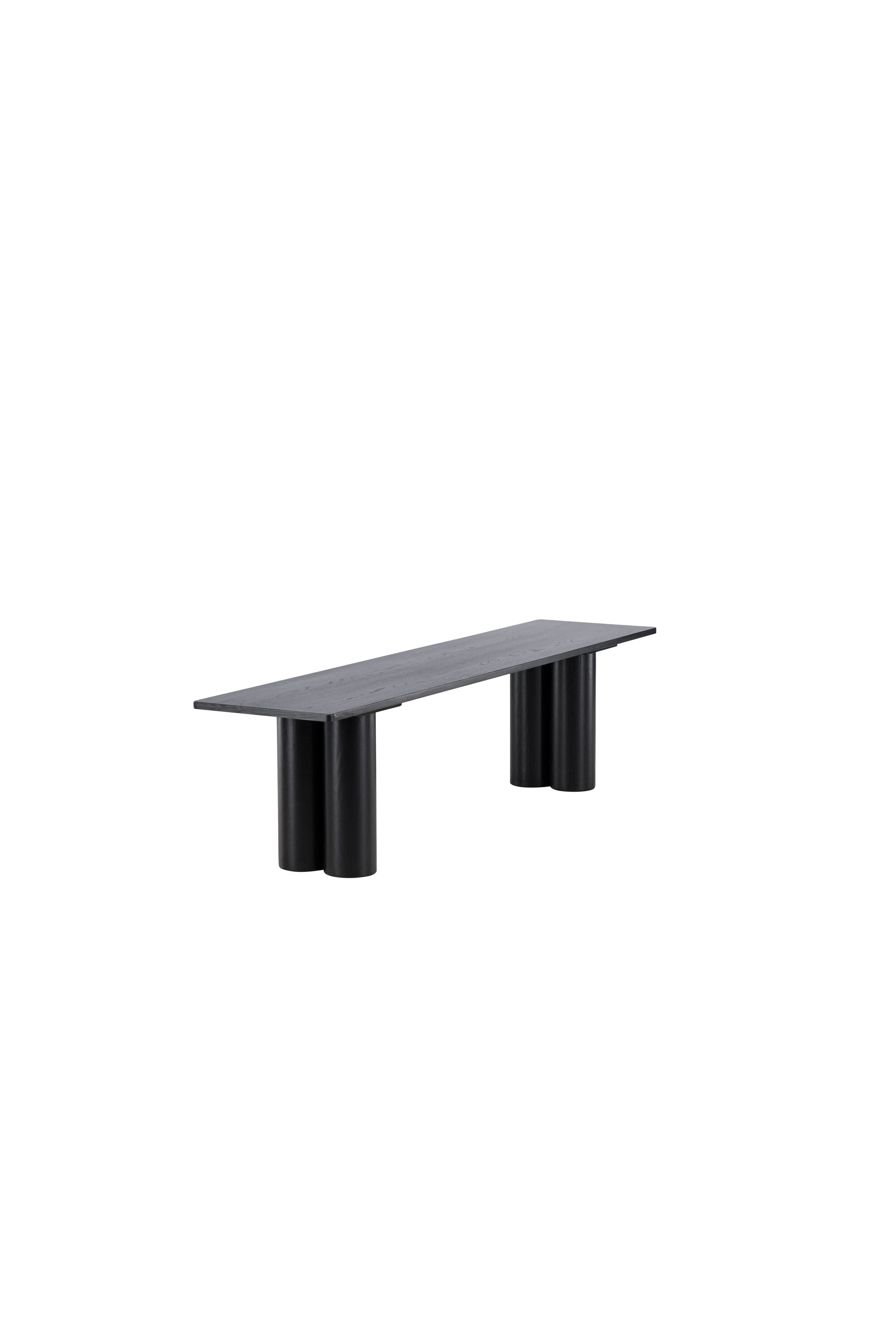 Stilvolle Olivia Bank in klassischem Schwarz von Venture Home, perfekt für moderne Wohnräume und als gemütliche Sitzgelegenheit.