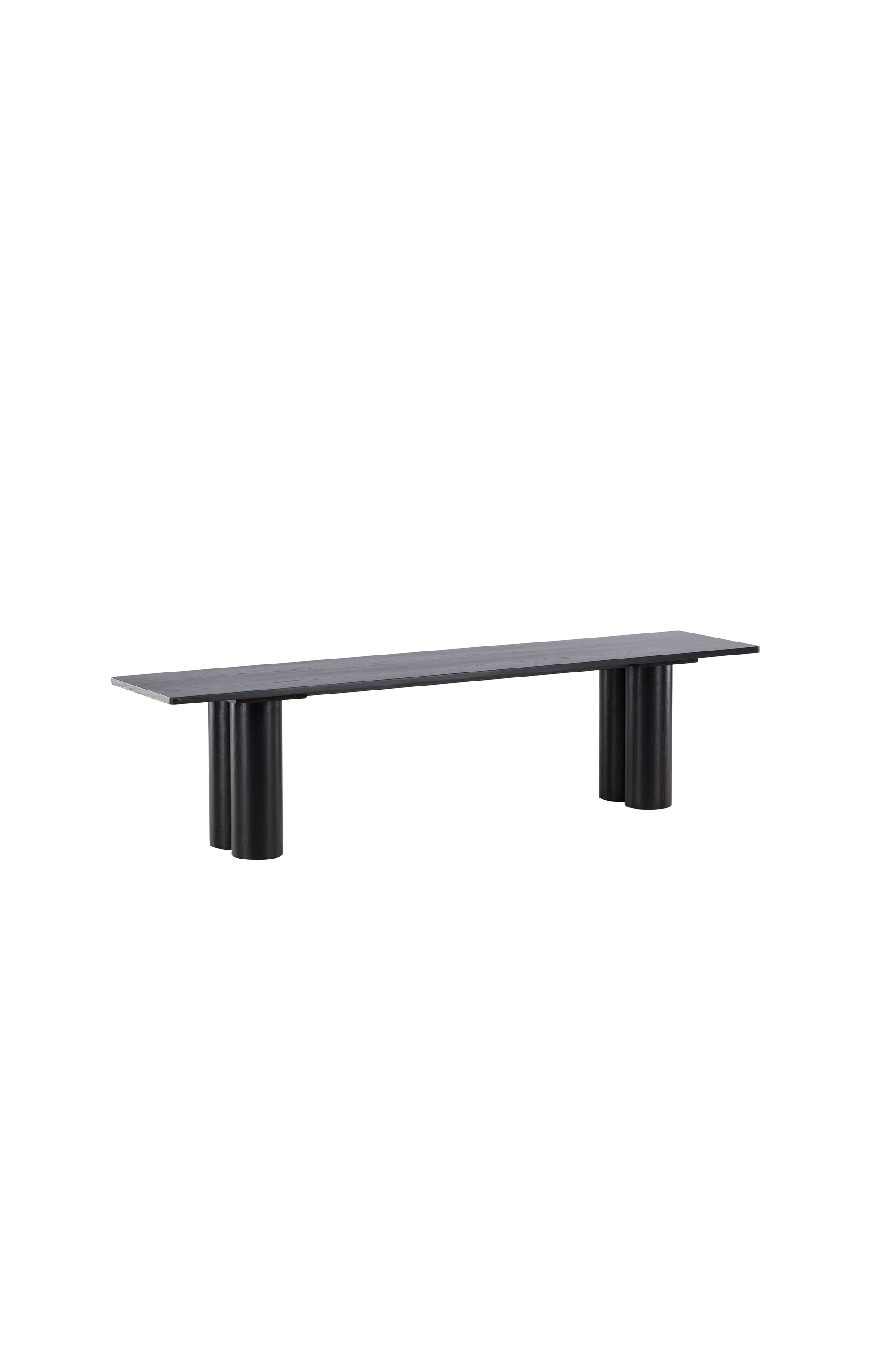 Elegante Olivia Sitzbank in zeitlosem Schwarz von Venture Home, ideal für stilvolle Akzente in jedem Raum und komfortable Sitzmöglichkeiten.
