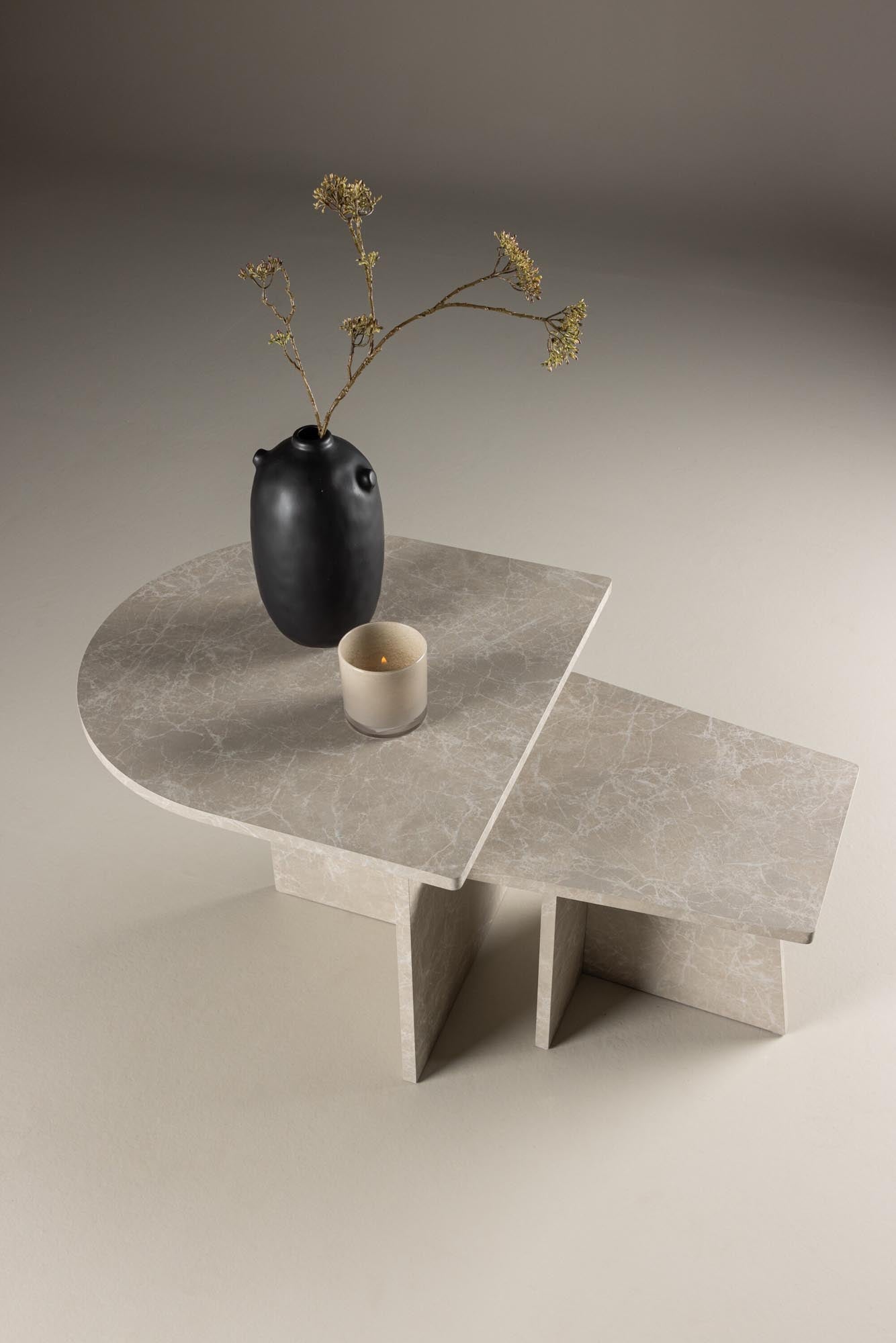 Sala Sofatisch in Beige präsentiert im Onlineshop von KAQTU Design AG. Beistelltisch ist von Venture Home