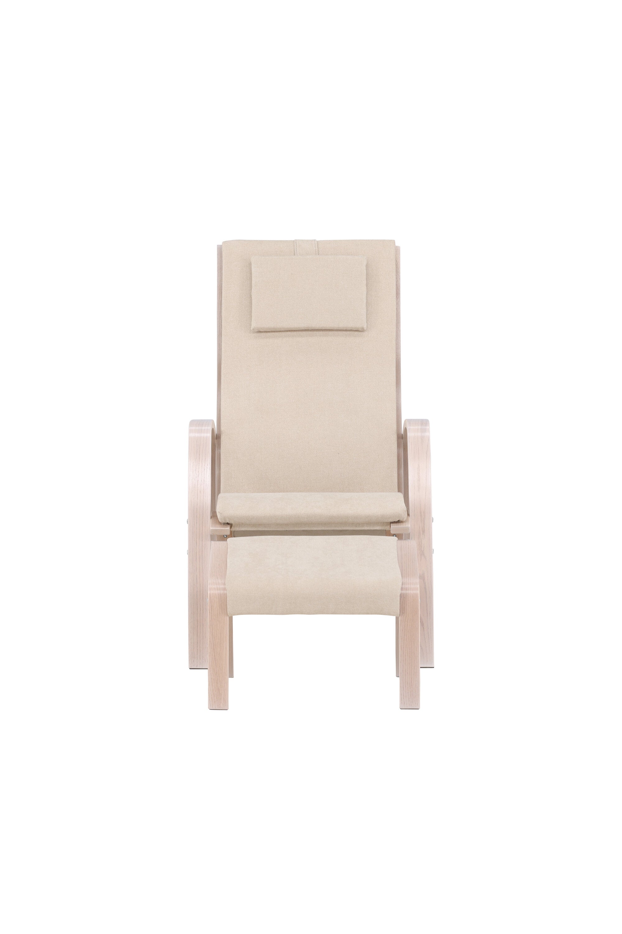 Grötö Lounge Stuhl in Hellgrau/ Weisswäsche präsentiert im Onlineshop von KAQTU Design AG. Sessel ist von Venture Home