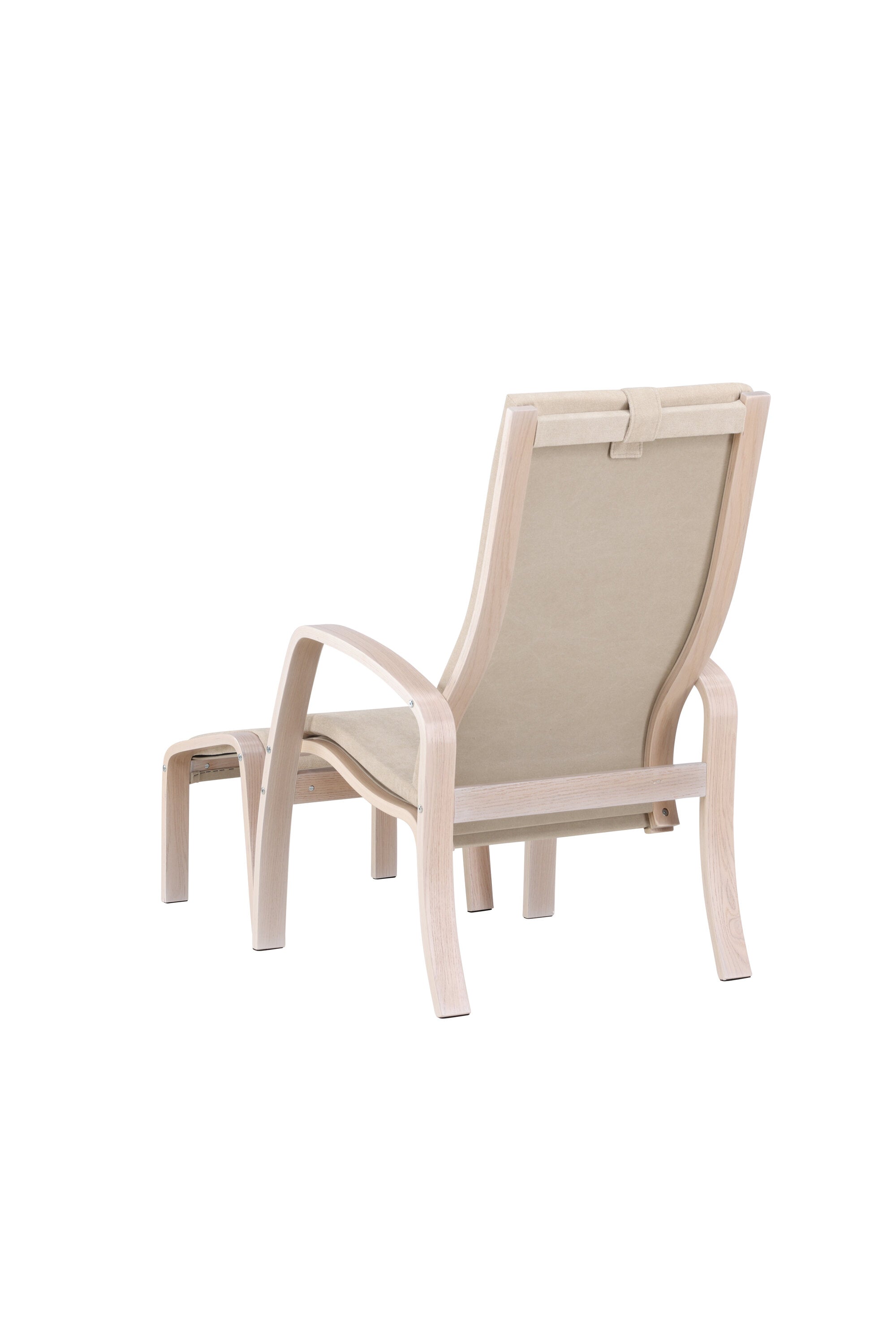 Grötö Lounge Stuhl in Hellgrau/ Weisswäsche präsentiert im Onlineshop von KAQTU Design AG. Sessel ist von Venture Home