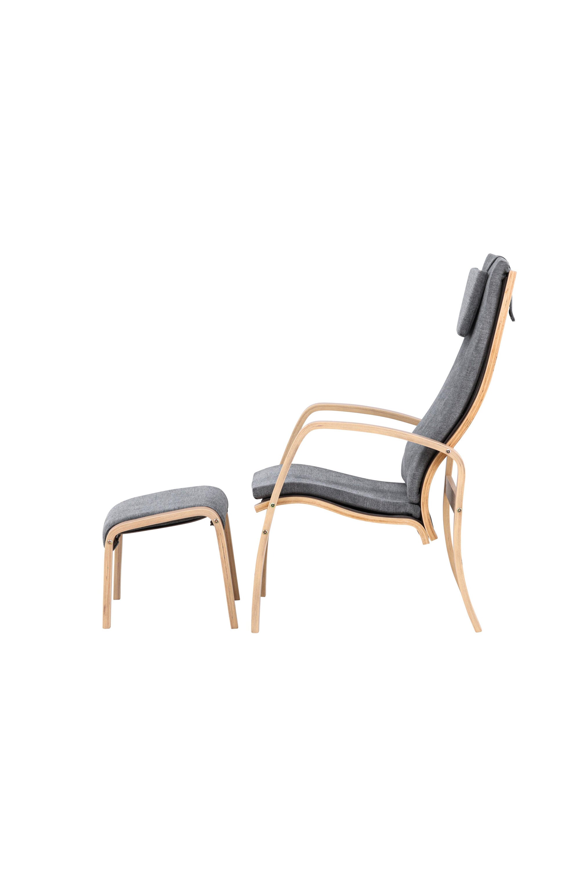 Grötö Lounge Stuhl in Beige/Dunkelgrau präsentiert im Onlineshop von KAQTU Design AG. Sessel ist von Venture Home