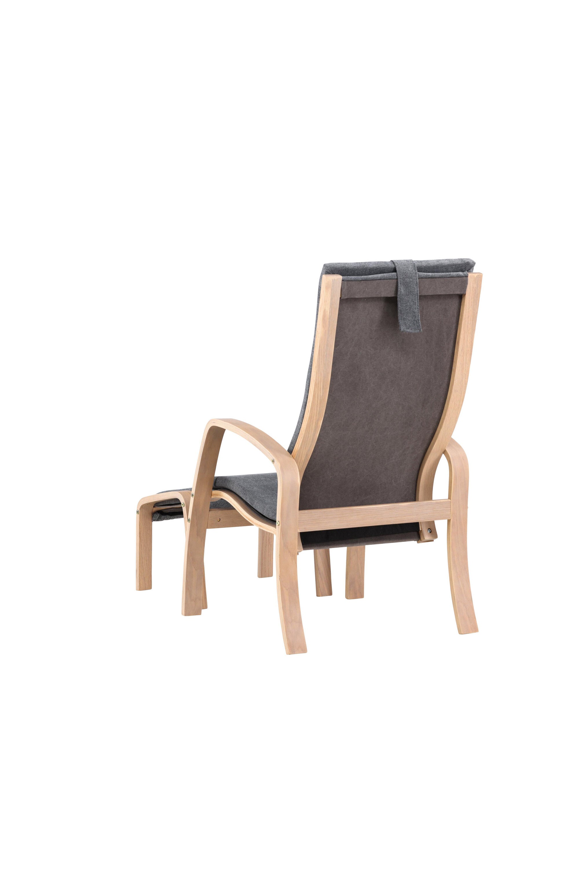 Grötö Lounge Stuhl in Beige/Dunkelgrau präsentiert im Onlineshop von KAQTU Design AG. Sessel ist von Venture Home