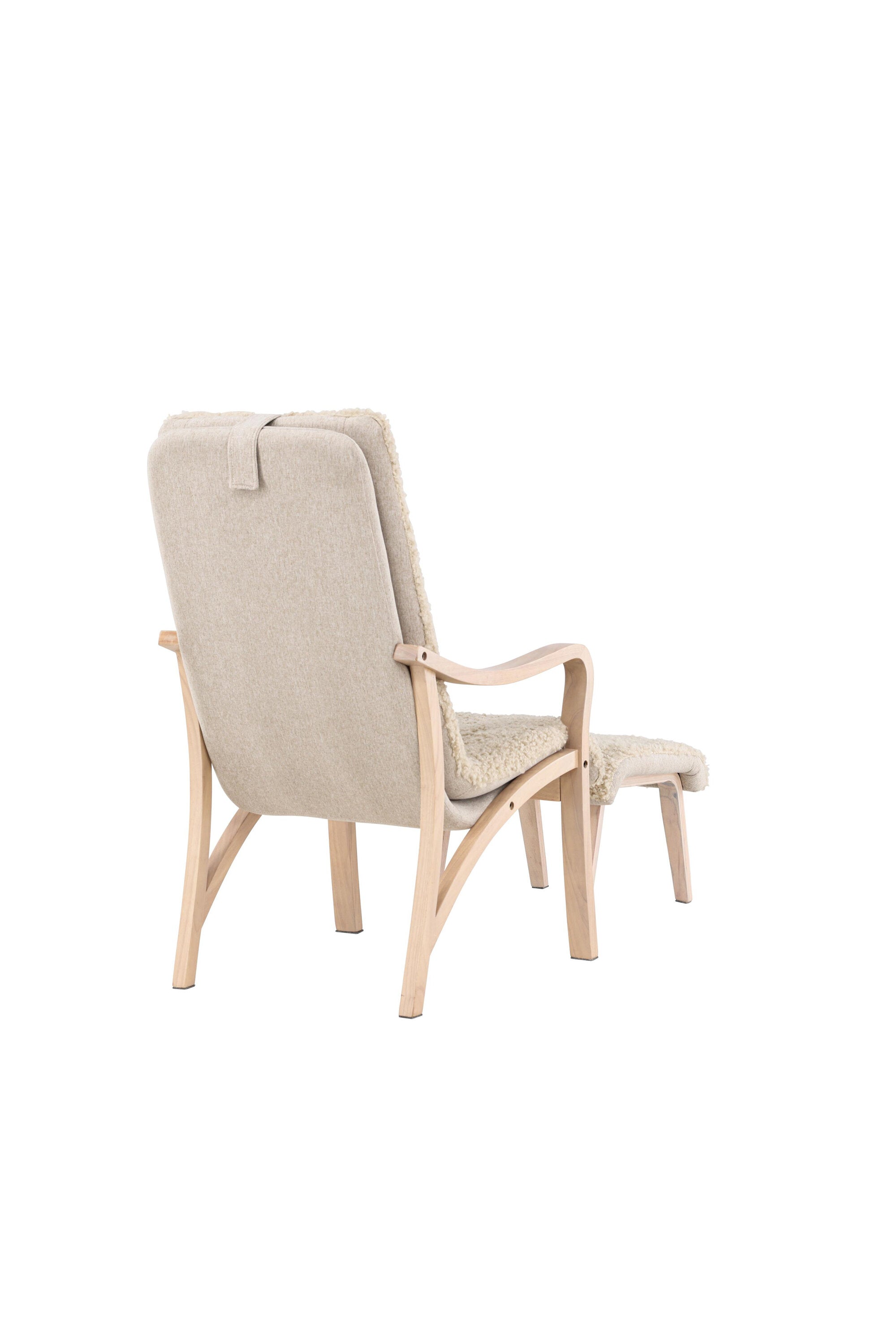 Fårö Lounge Stuhl in Beige/Braun präsentiert im Onlineshop von KAQTU Design AG. Sessel ist von Venture Home