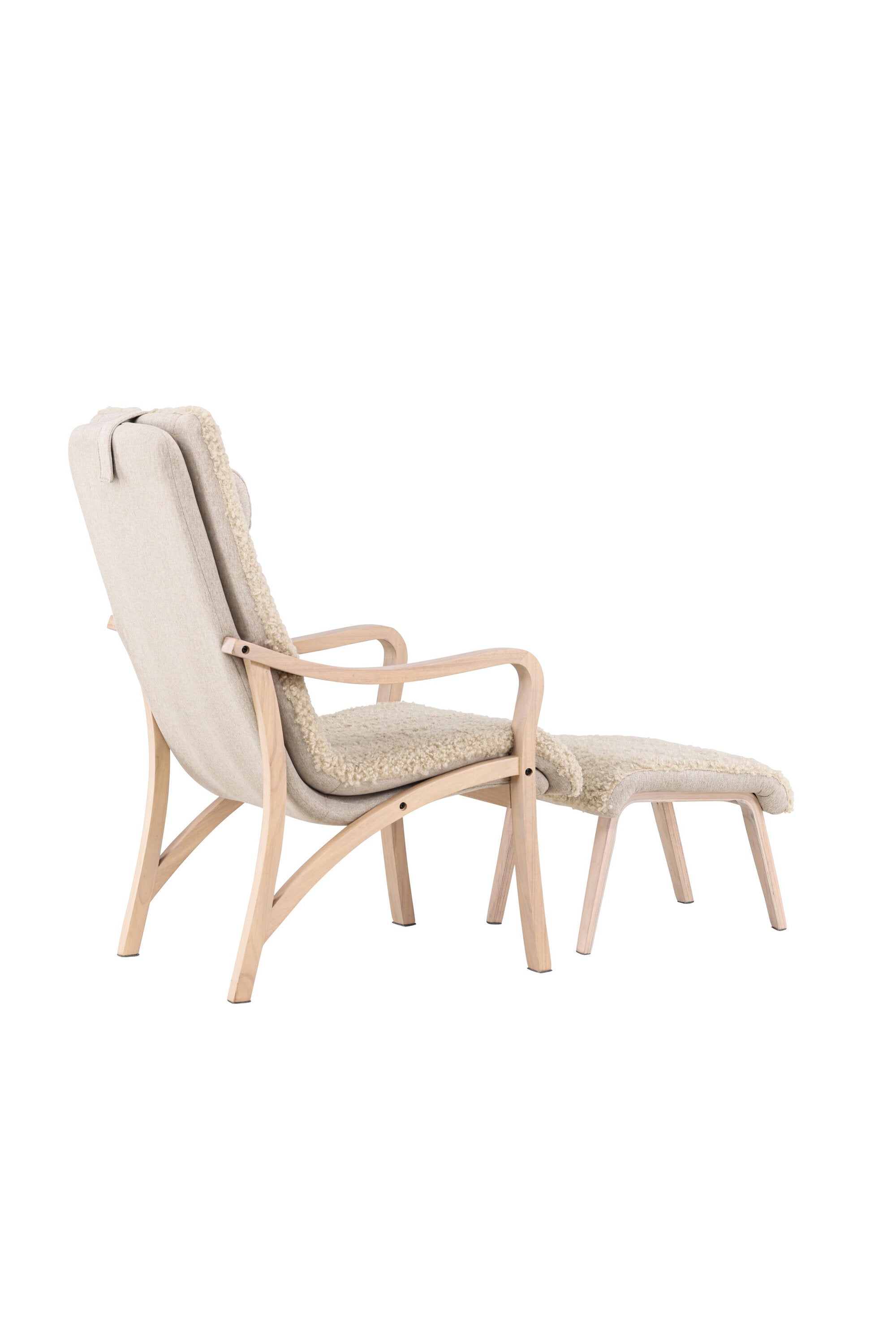 Fårö Lounge Stuhl in Beige/Braun präsentiert im Onlineshop von KAQTU Design AG. Sessel ist von Venture Home