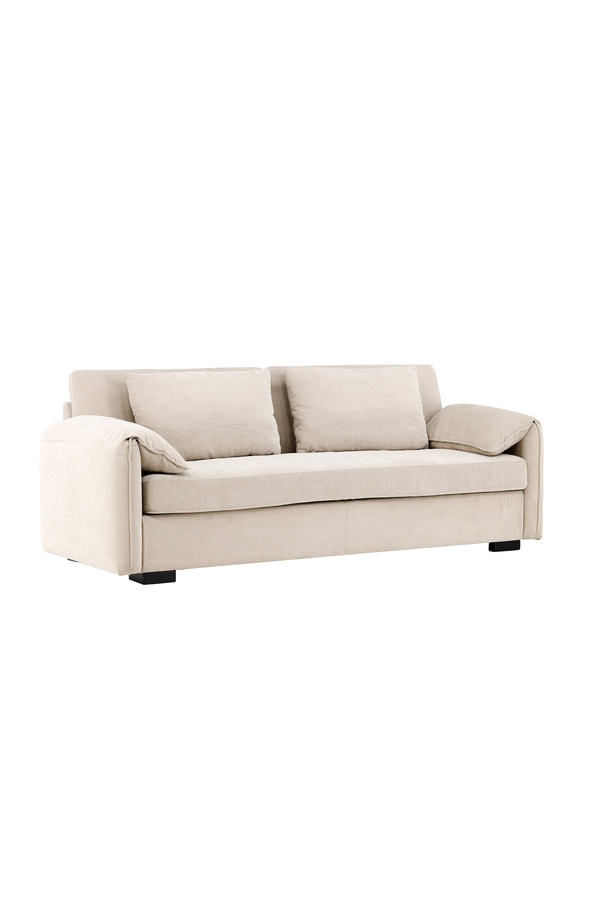 Malva 3-Seat Sofa in Schwarz/Beige präsentiert im Onlineshop von KAQTU Design AG. 3er Sofa ist von Venture Home