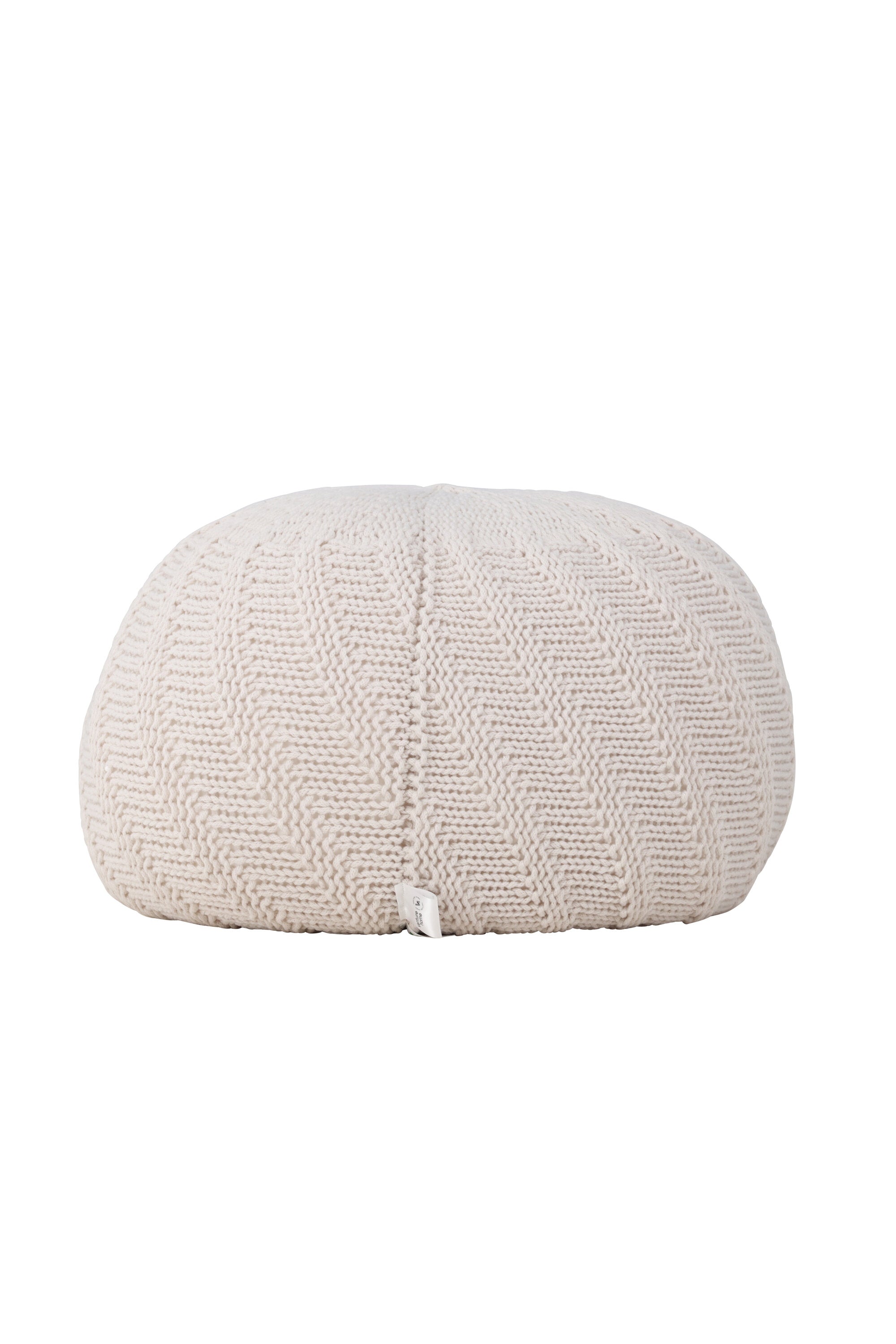 Pouf Ted in Offwhite präsentiert im Onlineshop von KAQTU Design AG. Pouf ist von Venture Home