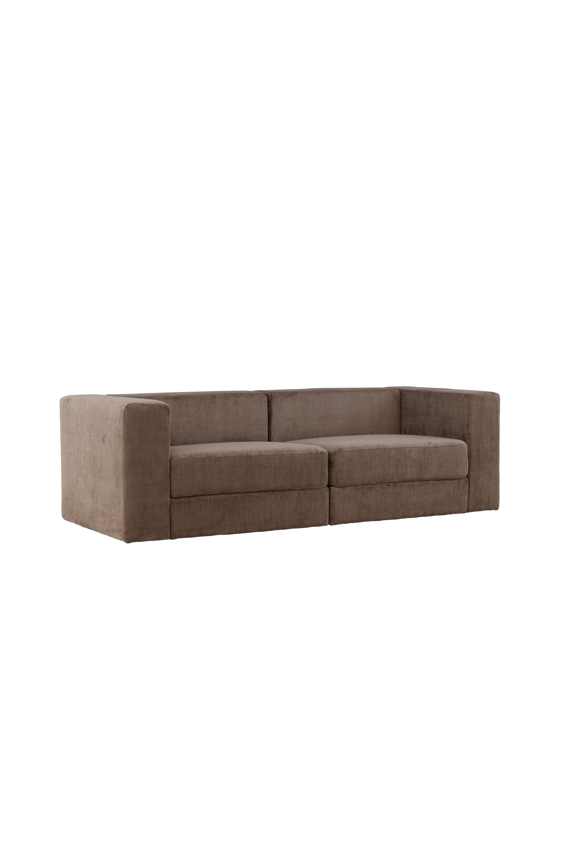 Lumi 3-Seat Sofa in Schwarz Braun präsentiert im Onlineshop von KAQTU Design AG. 3er Sofa ist von Venture Home