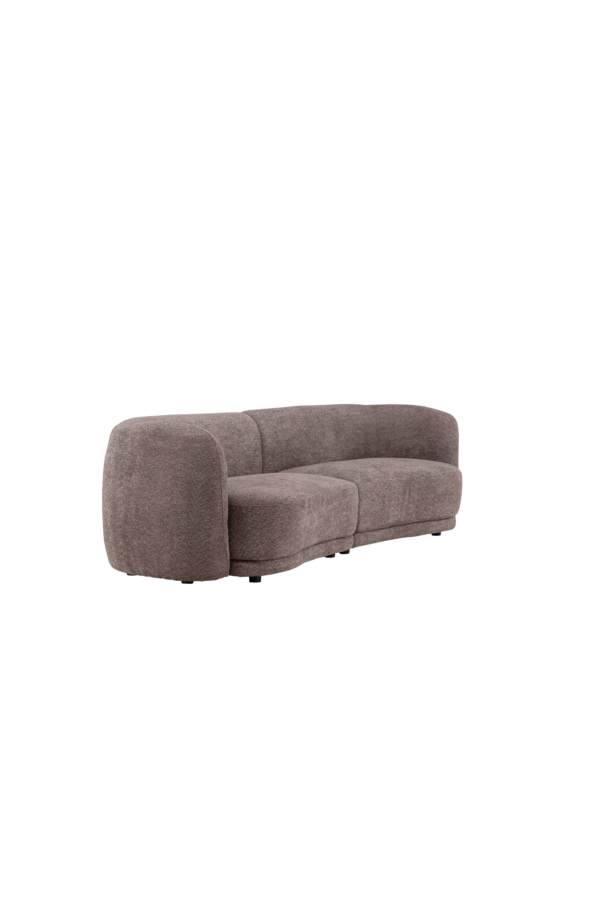 Cielo 3-Seat Sofa in Schwarz Braun präsentiert im Onlineshop von KAQTU Design AG. 3er Sofa ist von Venture Home