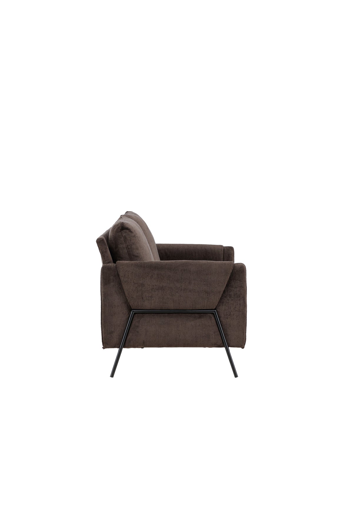 Indigo 2-Seat Sofa in Schwarz Braun präsentiert im Onlineshop von KAQTU Design AG. 2er Sofa ist von Venture Home