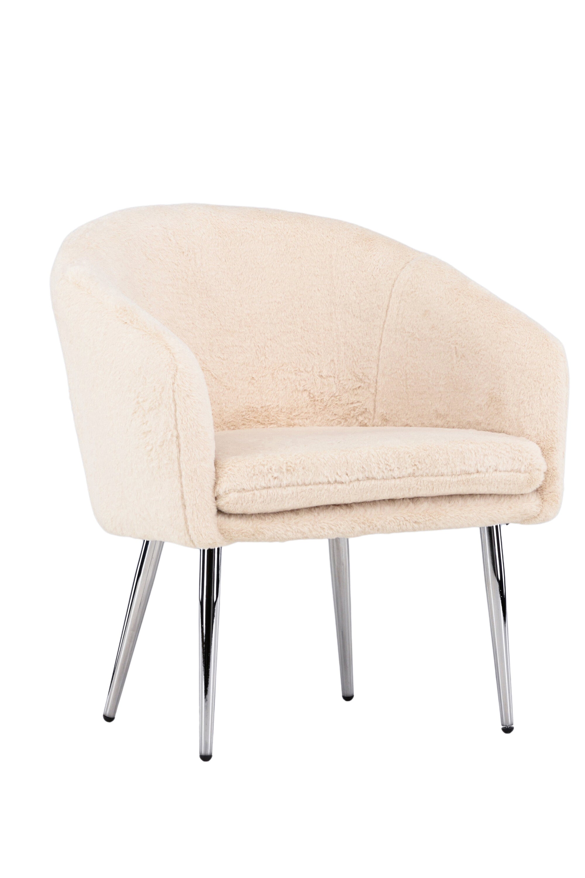 Wanda Sessel in Silber/ Beige präsentiert im Onlineshop von KAQTU Design AG. Sessel mit Armlehnen ist von Venture Home