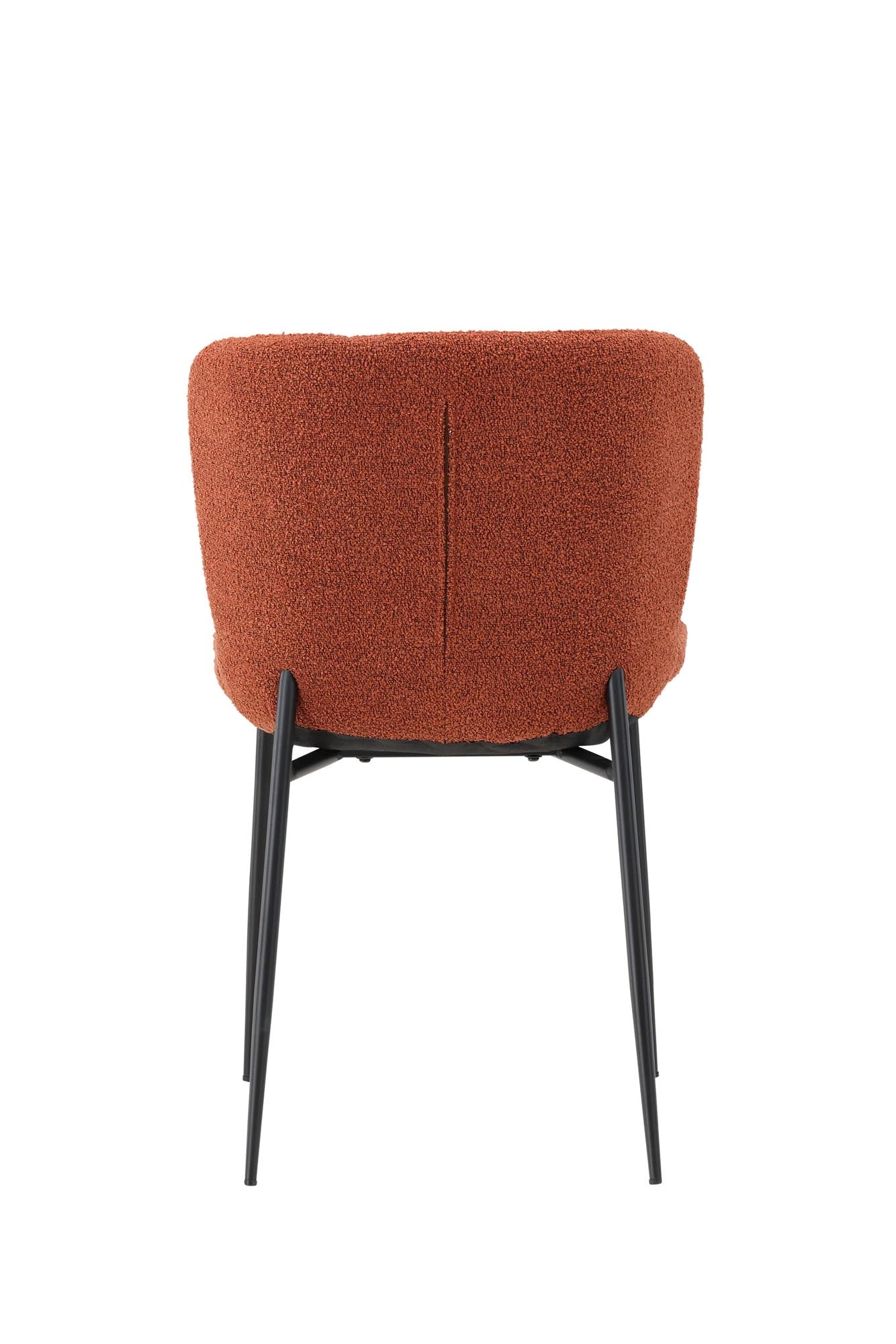 Erleben Sie den Modesto Esszimmerstuhl von Venture Home – ein stilvolles 2er-Set mit robusten schwarzen Beinen und luxuriösem Bouclé für höchsten Sitzkomfort.