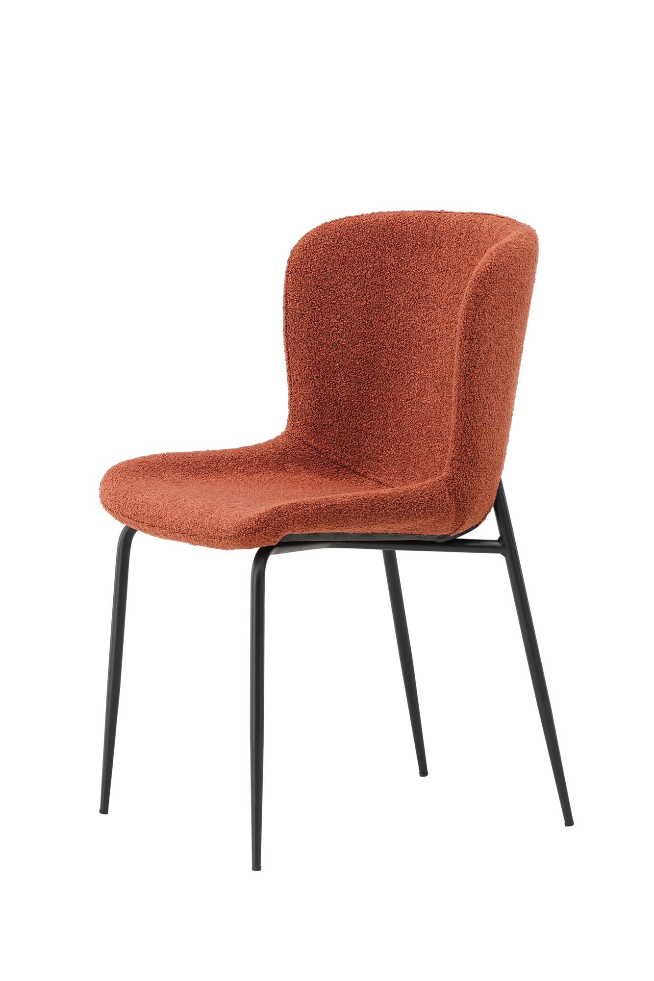 Erleben Sie mit dem Modesto Esszimmerstuhl von Venture Home stilvollen Komfort. Der elegante Stuhl im 2er-Pack vereint schwarze Beine und weichen Bouclé für ein modernes Esszimmer.