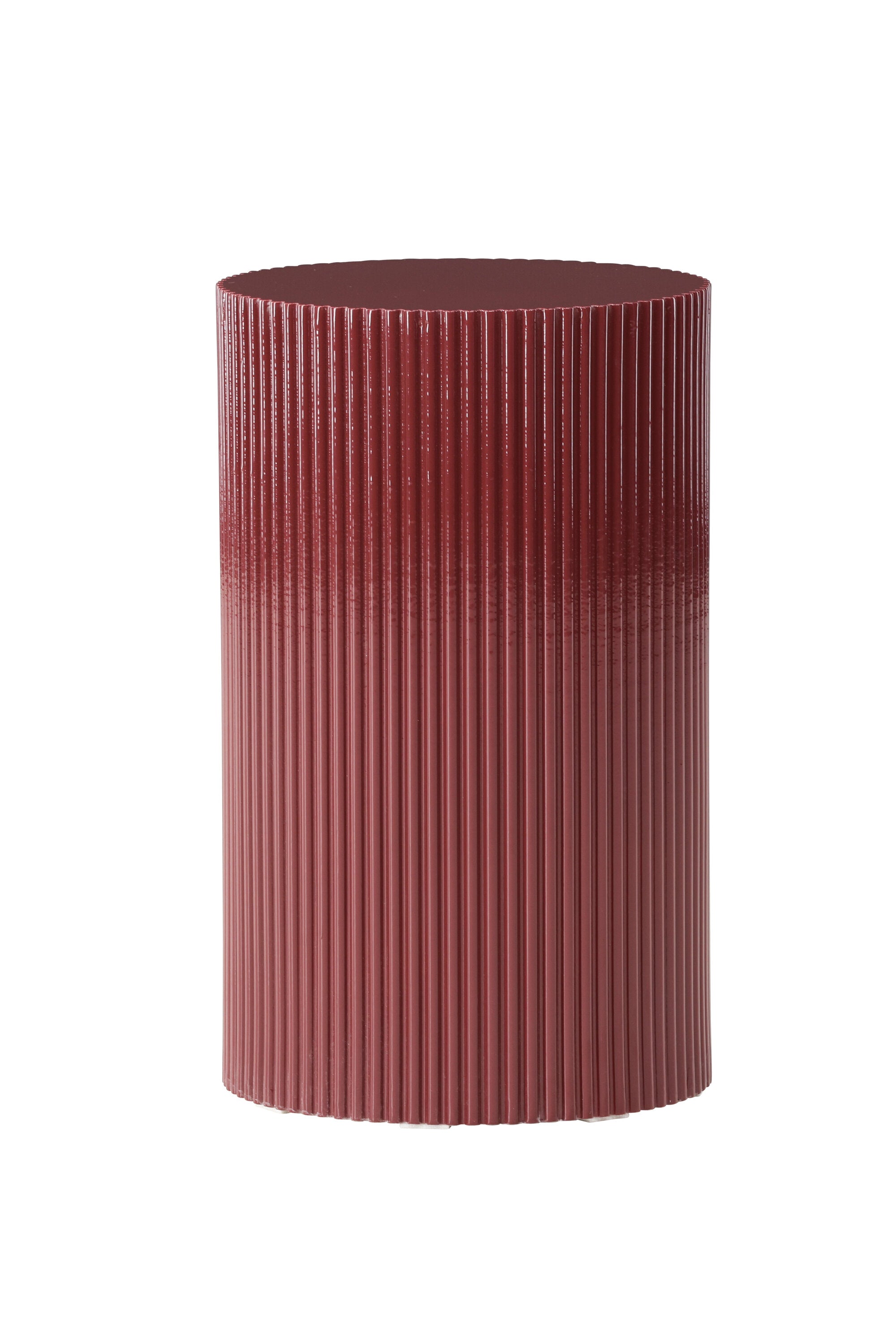 Lenox Beistelltisch in Burgund präsentiert im Onlineshop von KAQTU Design AG. Beistelltisch ist von Venture Home