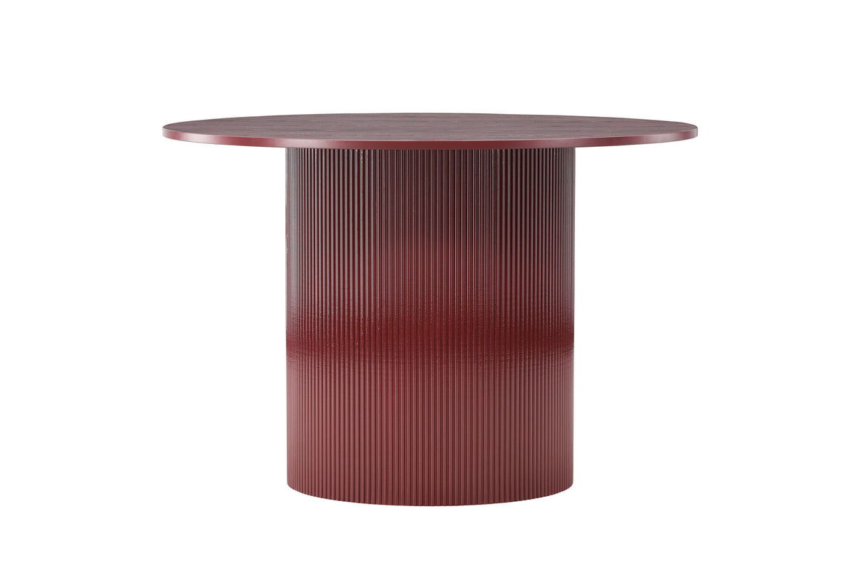 Lenox Esstisch in Burgund präsentiert im Onlineshop von KAQTU Design AG. Esstisch ist von Venture Home