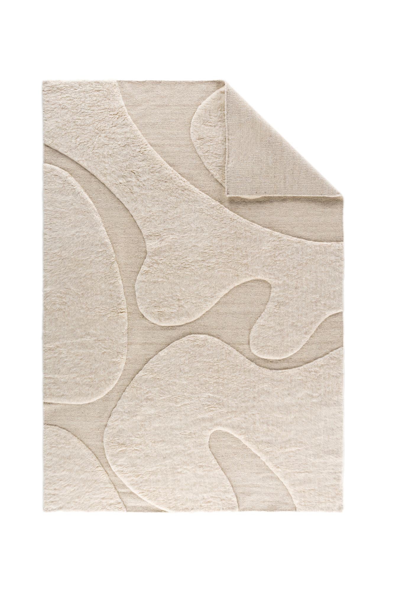 Boone Teppich: Stilvolle Beige-Nuancen für zeitgemässe Wohnräume.