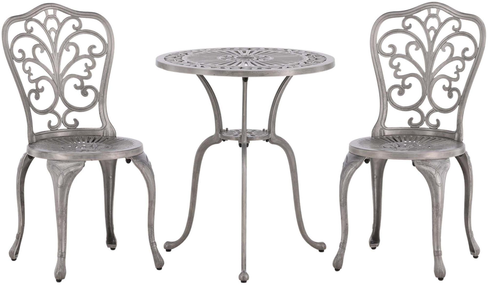 Charmantes Nandin Café Outdoorset von Venture Home: Ideal für Garten und Terrasse, wetterfest, pflegeleicht und perfekt für gesellige Momente.